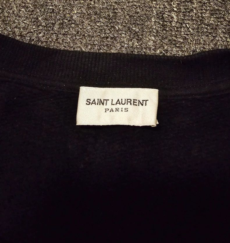 Saint Laurent Paris Saint Laurent Paris Black Gold sweatshirt 2505-Nextarrow Size US XL / EU 56 / 4 - 3 Thumbnail