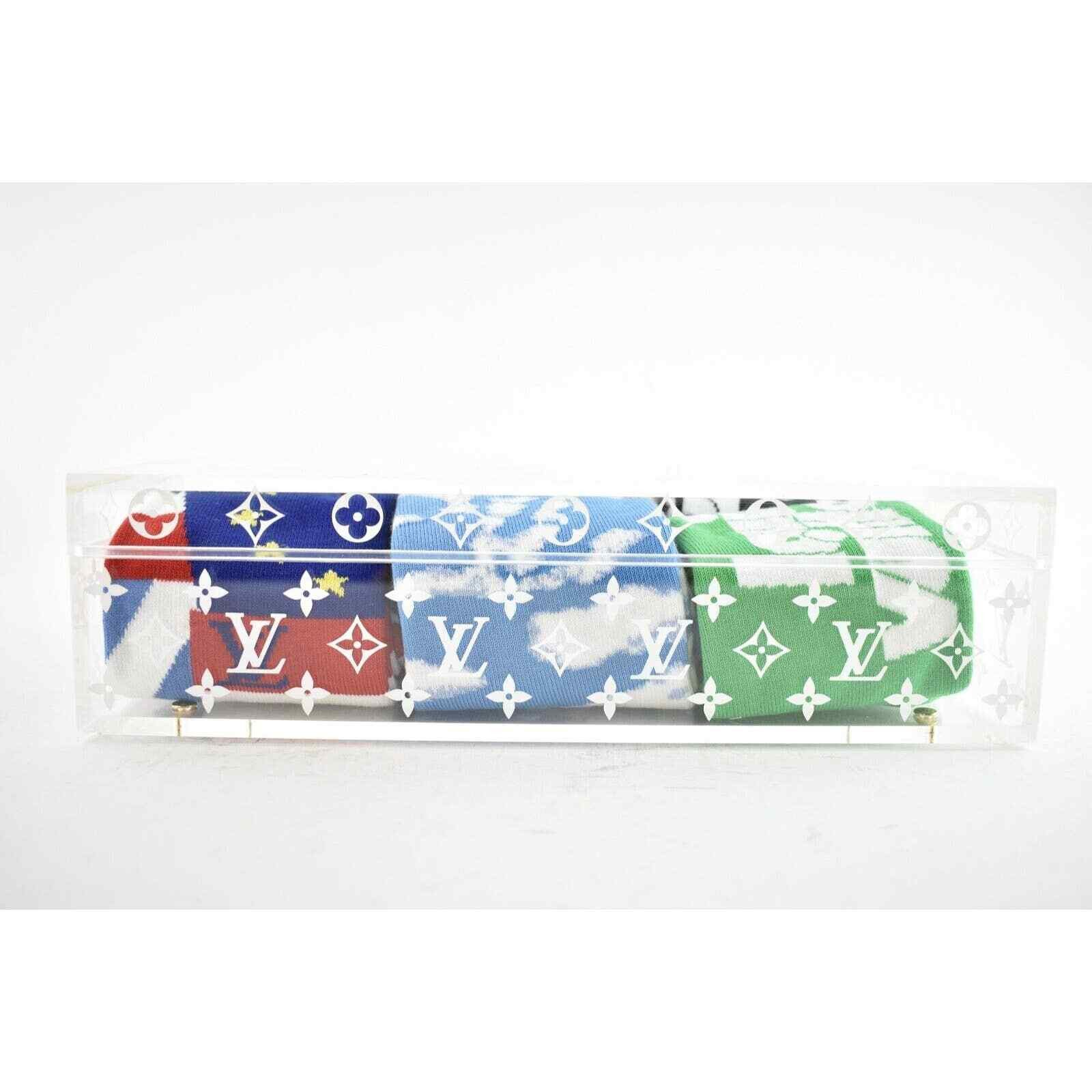 Louis Vuitton Louis Vuitton LV Archives 6 Socks Set Boite Scott Monogram Size ONE SIZE - 3 Thumbnail