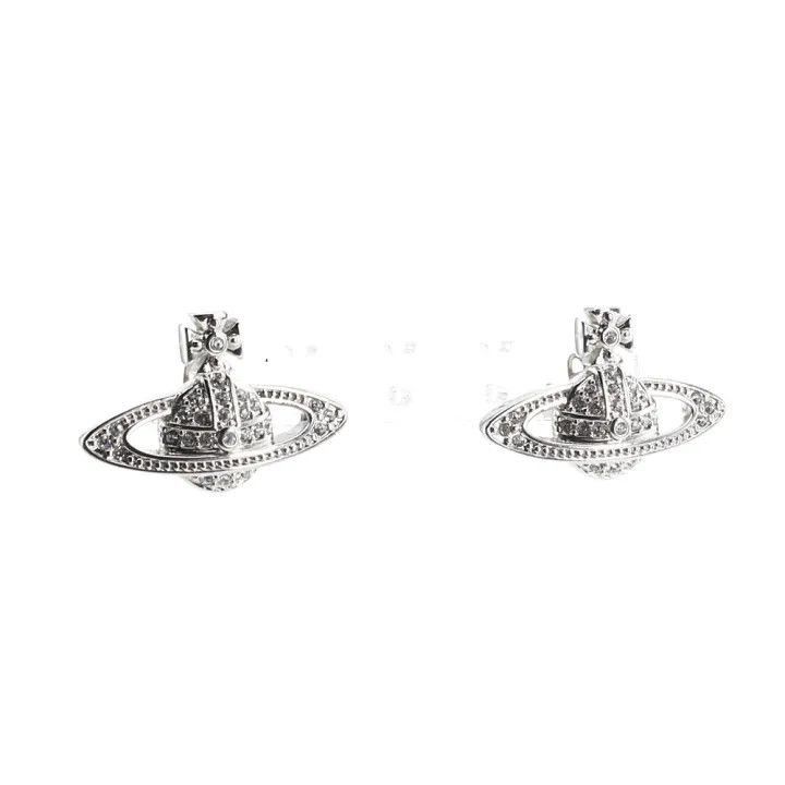 Vivienne Westwood Vivienne Westwood Mini Saturn Relief Stud Earrings Size ONE SIZE - 7 Thumbnail