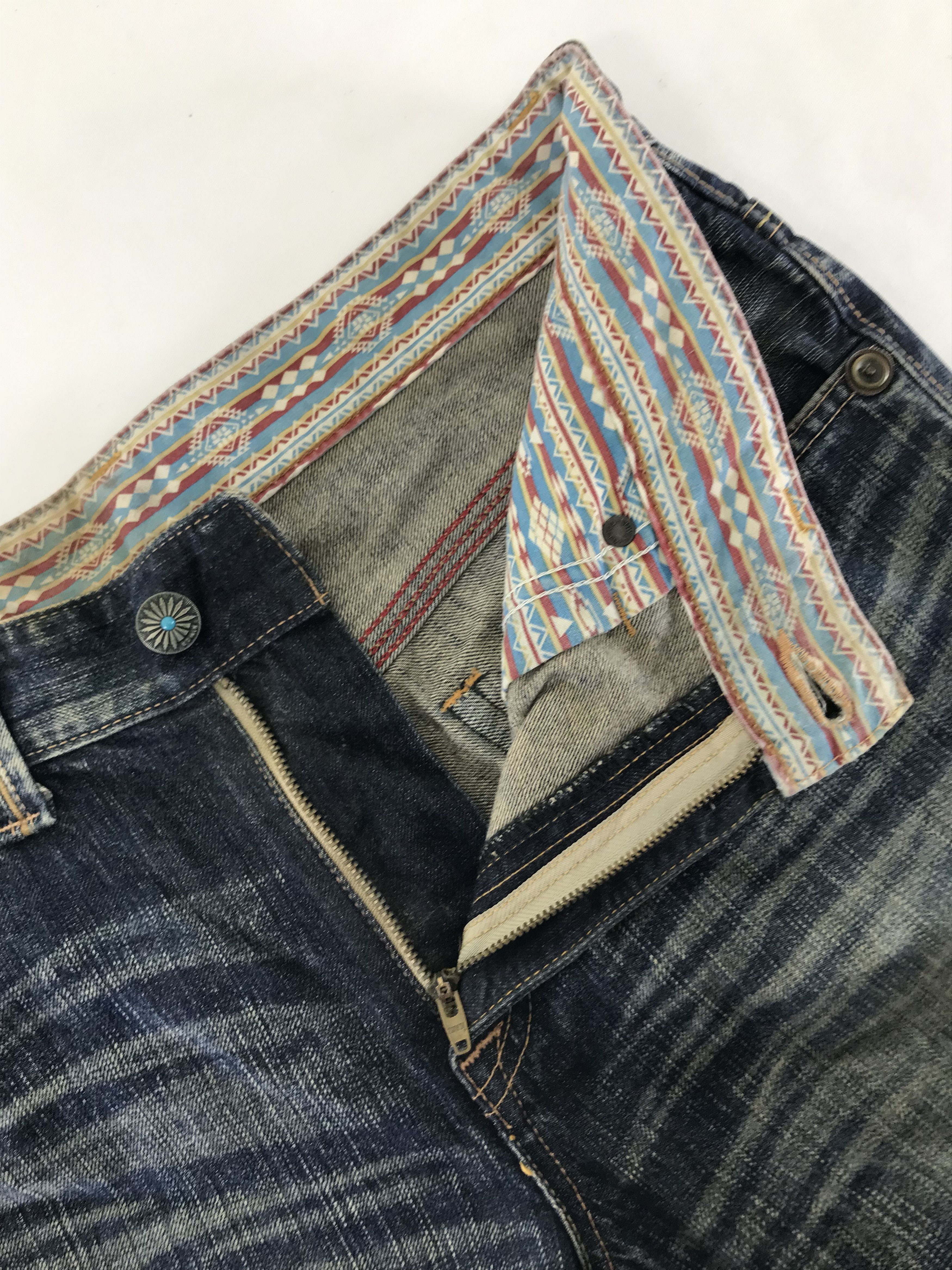 Edwin Vintage Edwin XV Faded Blue Flare Jeans Size US 34 / EU 50 - 9 Thumbnail