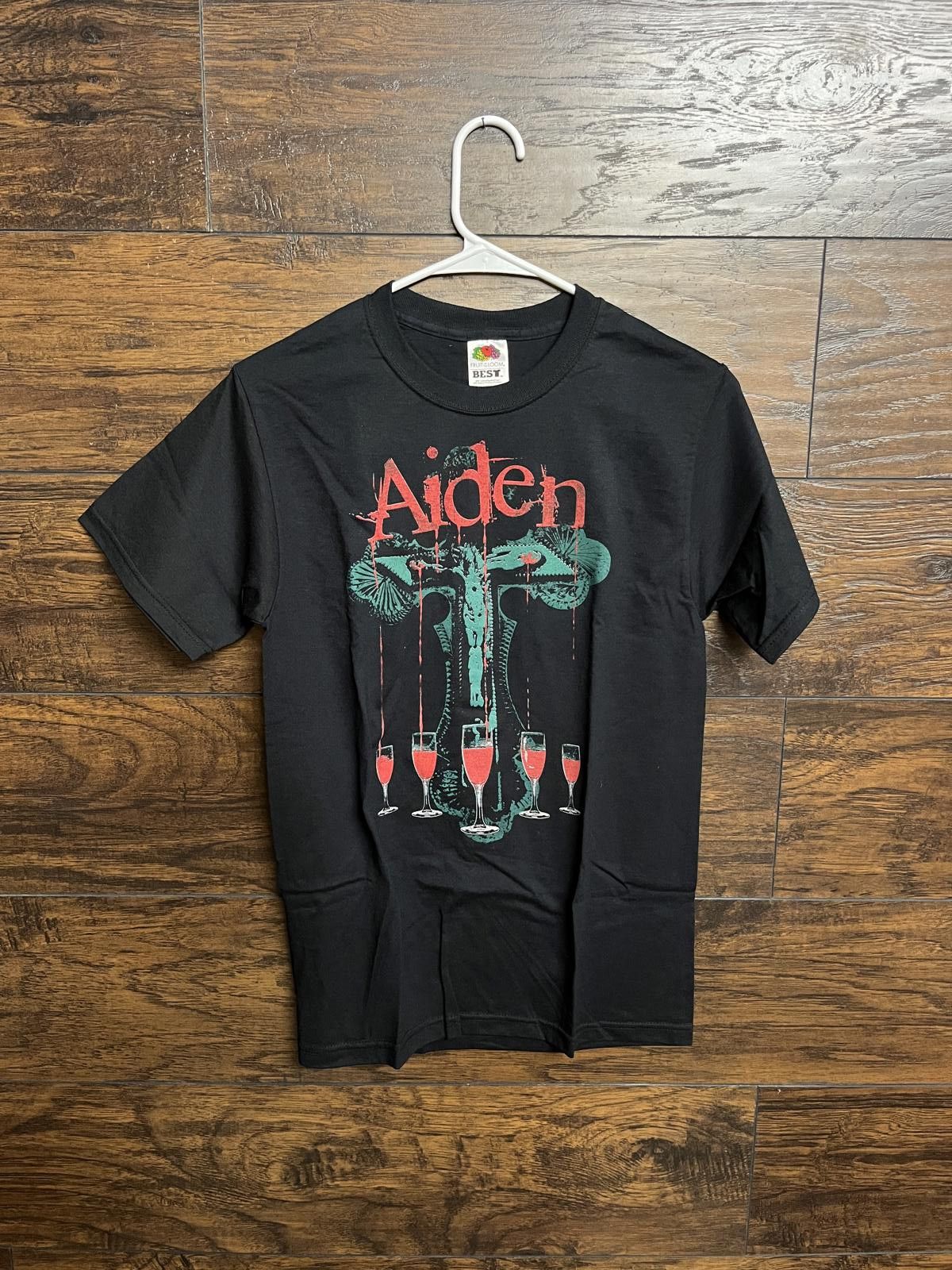 Fruit Of The Loom Aiden Stigmata T-shirt Bleeding Wine Band Tee Size US S / EU 44-46 / 1 - 1 Thumbnail