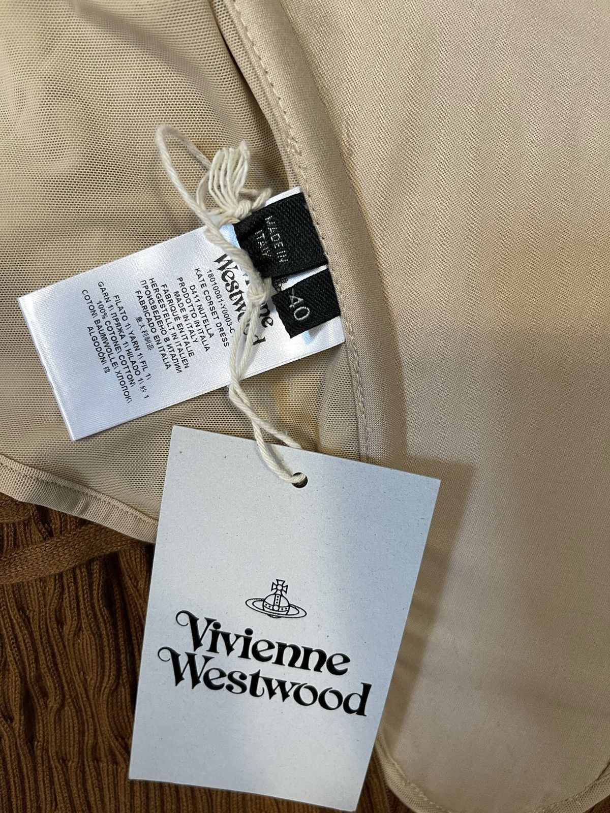 Vivienne Westwood Vivienne Westwood KATE CORSET MIDI DRESS NUTELLA NWT IT 40 Size S / US 4 / IT 40 - 15 Thumbnail