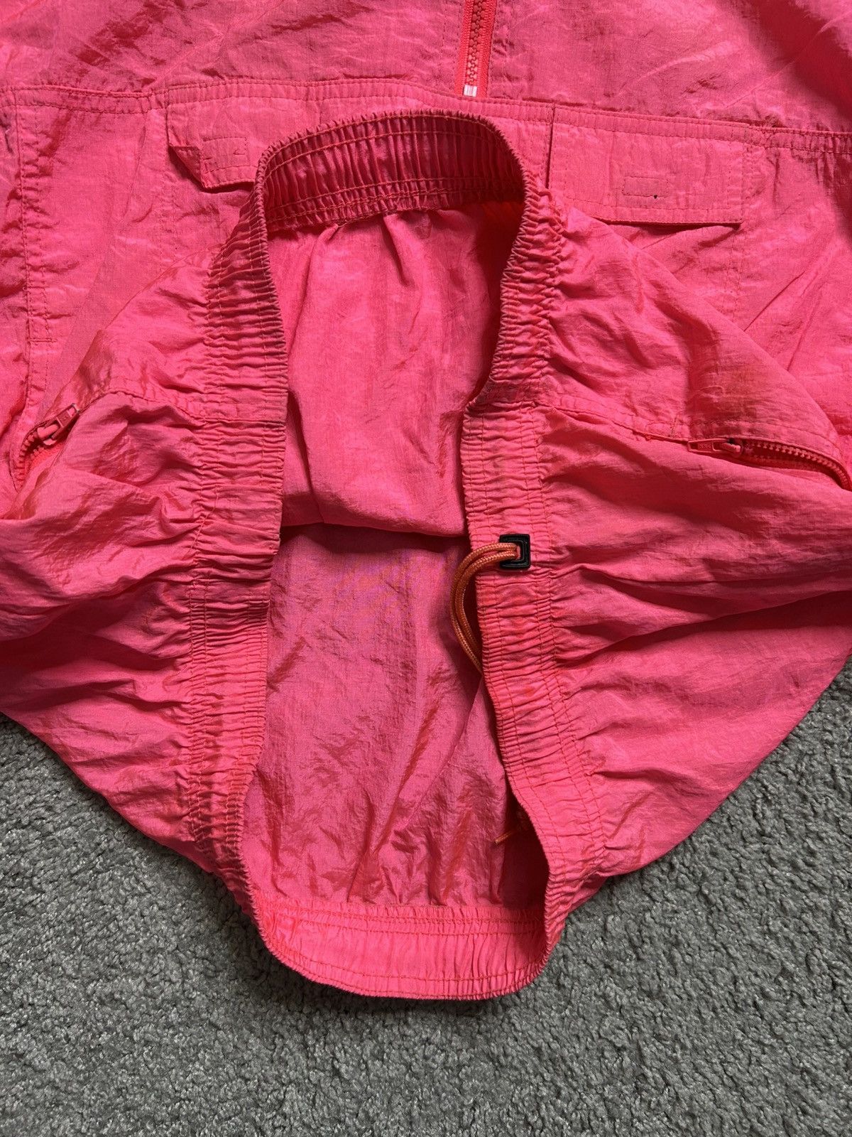 Nike Vintage 80s Nike Windbreaker Anorak Quarter Zip Jacket Pink Size US L / EU 52-54 / 3 - 5 Thumbnail