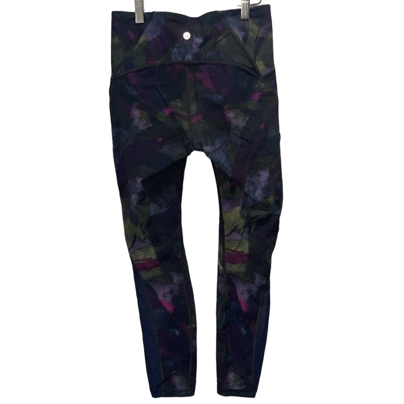 Lululemon LULULEMON Train Times 7/8 Aura Dark Navy 25" Leggings Size 28" / US 6 / IT 42 - 8 Thumbnail