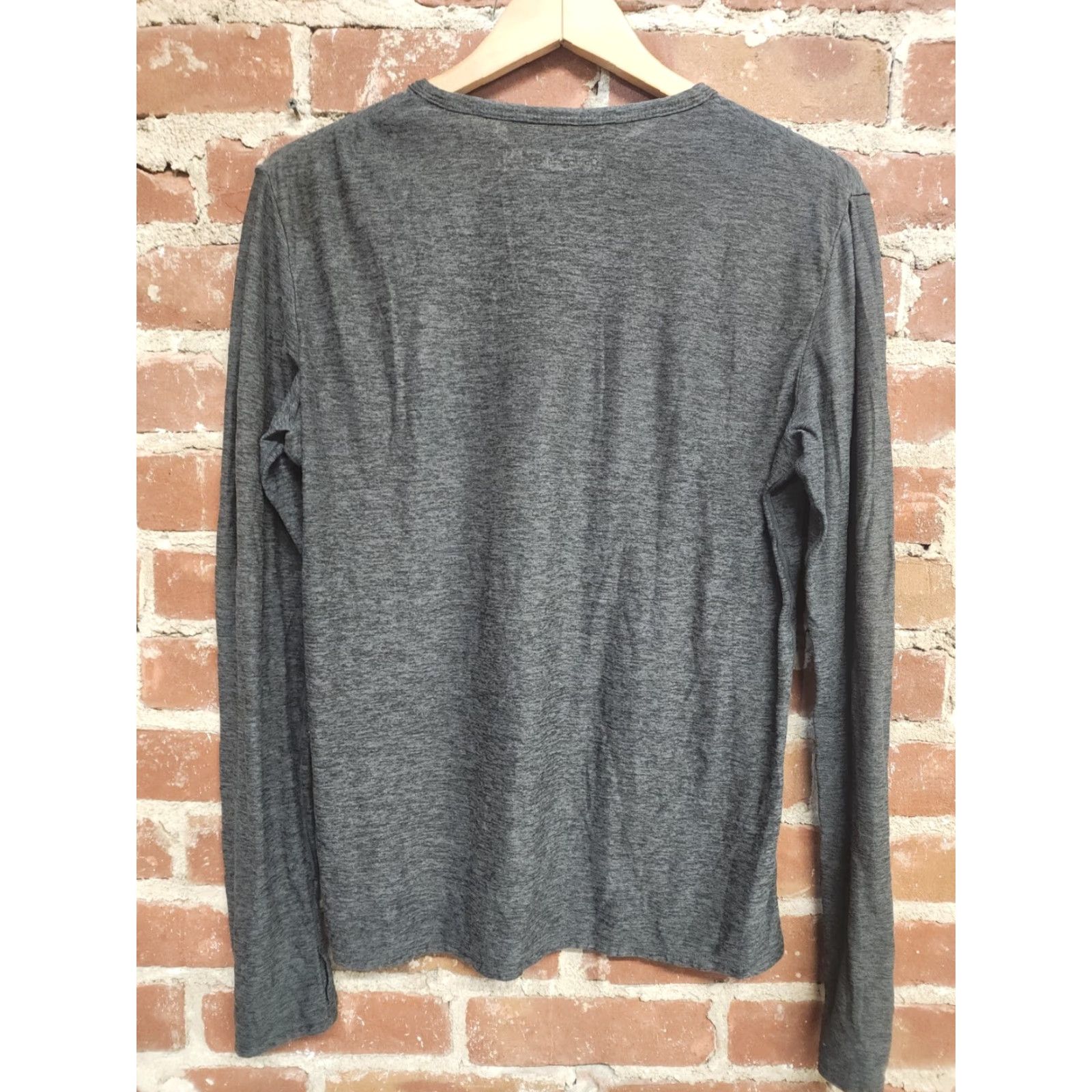 Outdoor Voices Outdoor Voices Sweatee Long Sleeve Shirt Grey S Women Pullover Crew Neck Activewear Size S / US 4 / IT 40 - 2 Thumbnail