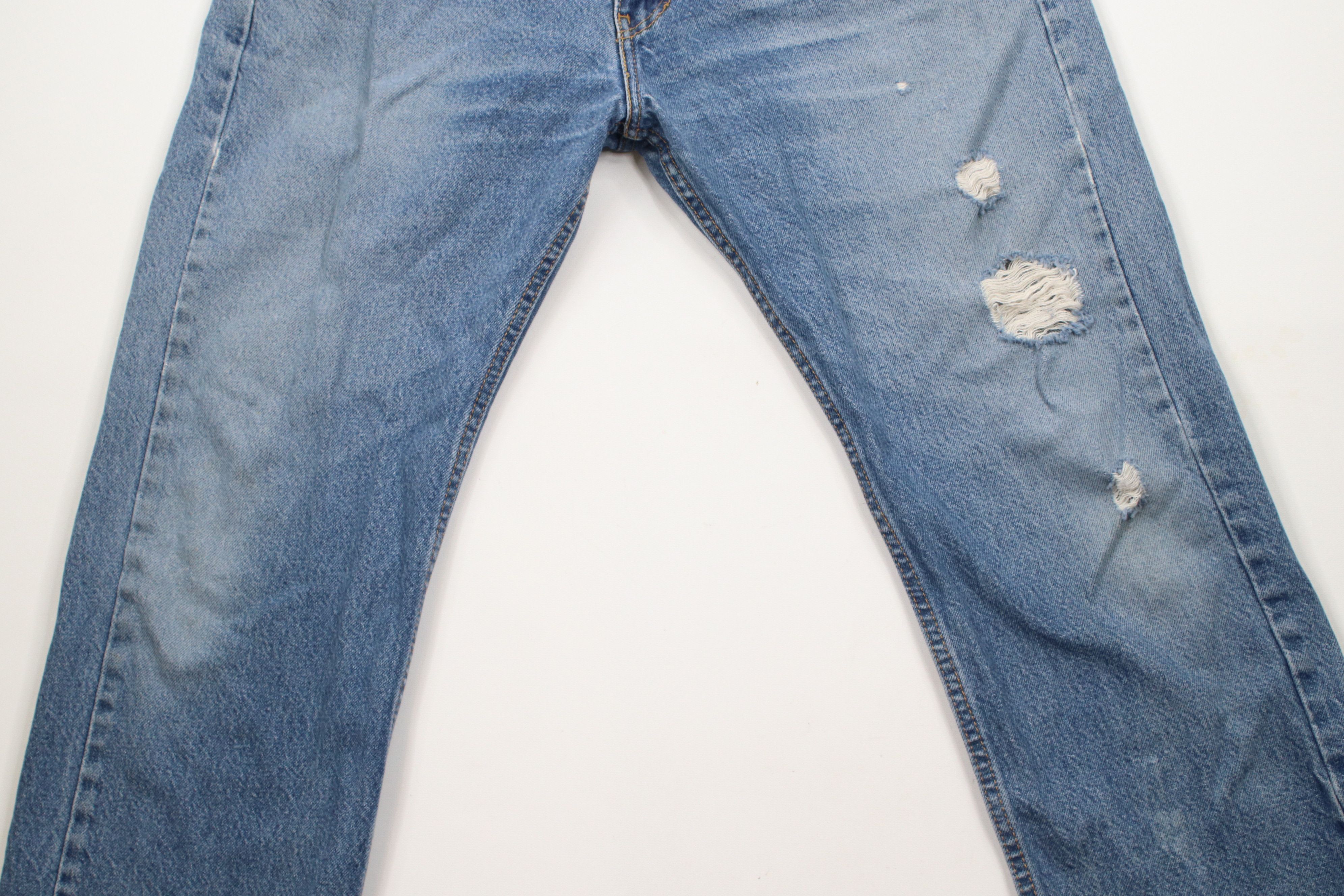 Levi's × Vintage Vintage Y2K Levis 505 Regular Fit Straight Leg Denim Jeans Size US 35 - 3 Thumbnail
