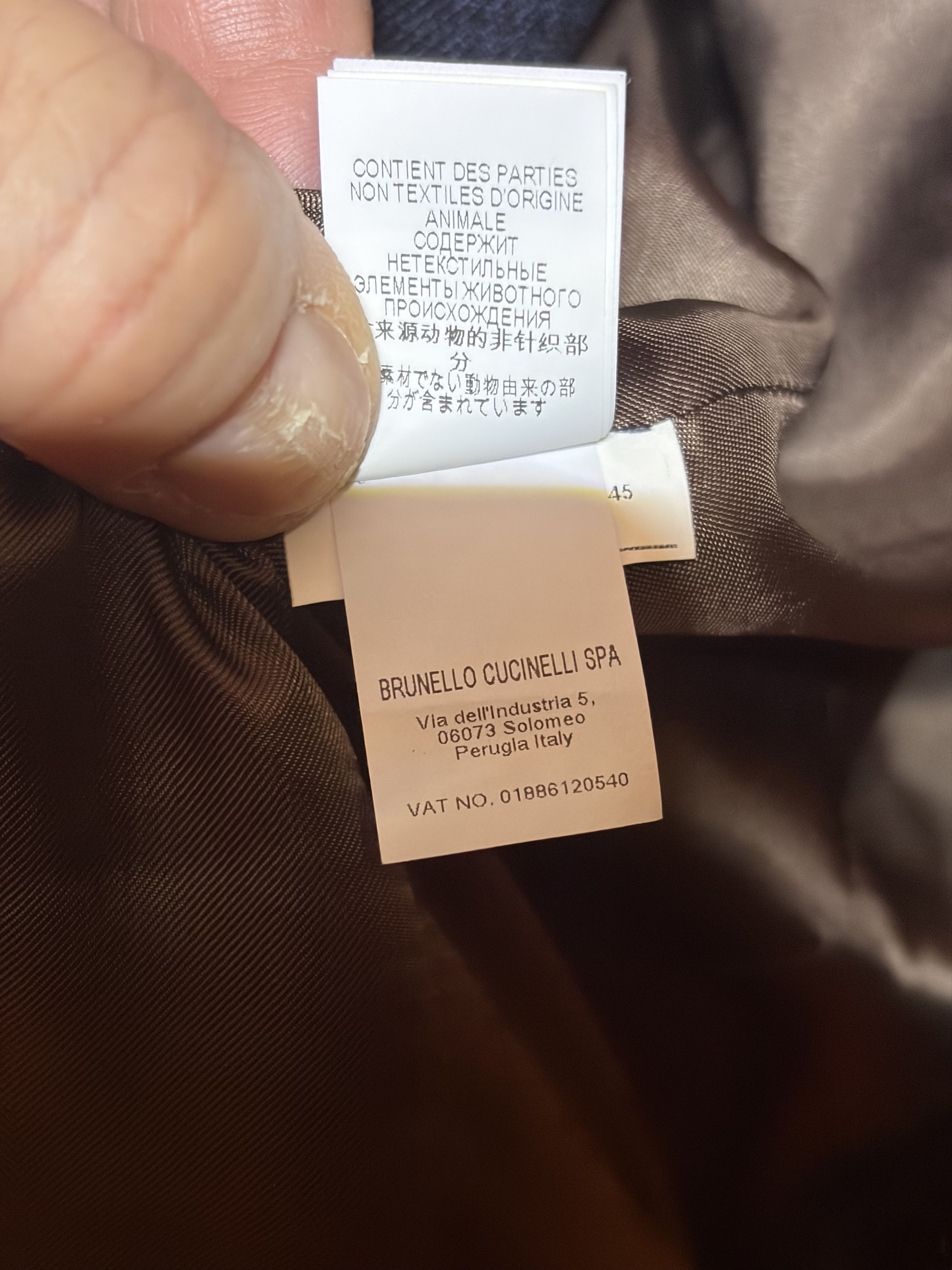 Brunello Cucinelli Brunello Cucinelli blue check suit vest brand new size 50 Size US M / EU 48-50 / 2 - 9 Thumbnail