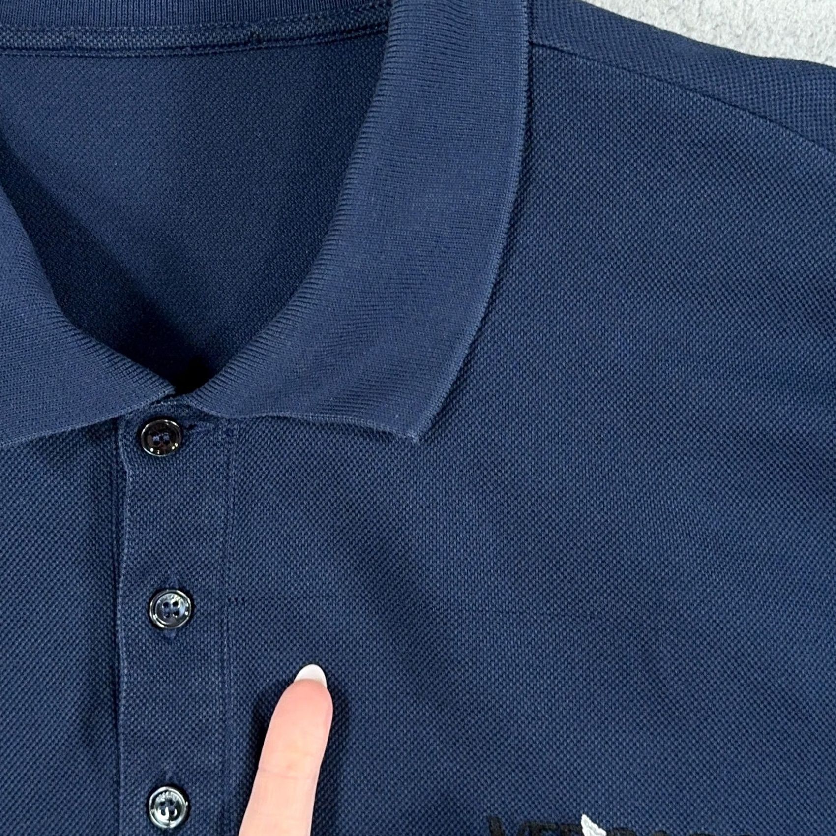 Versace Versace Polo Shirt Mens 6XL Slim Navy Taylor Fit Embroidered Logo Italy Polo Slim 6XL Mens Navy Size US XXL / EU 58 / 5 - 7 Thumbnail