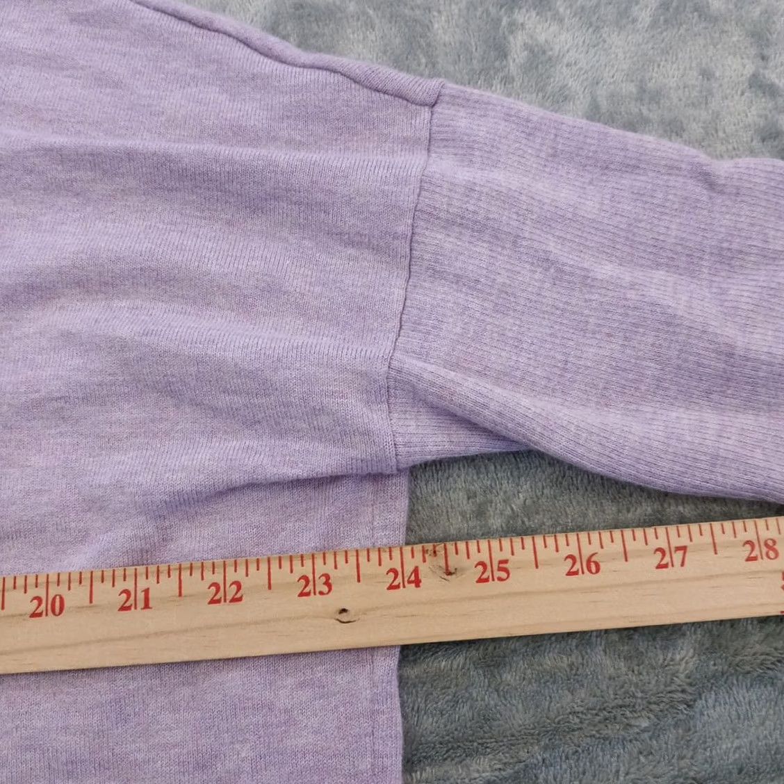 Vintage Chico's Sweater Womens Pullover Long Sleeve Round Neck Purple M Regular Knit Cashmere Blend Nylon Polyester Rayon, Solid, Vintage No, 2000s-2020s Size M / US 6-8 / IT 42-44 - 7 Thumbnail