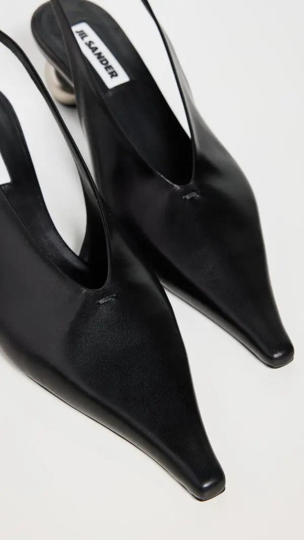 Jil Sander o1mt1gz0426 Pumps in Black Size US 7 / IT 37 - 2 Thumbnail