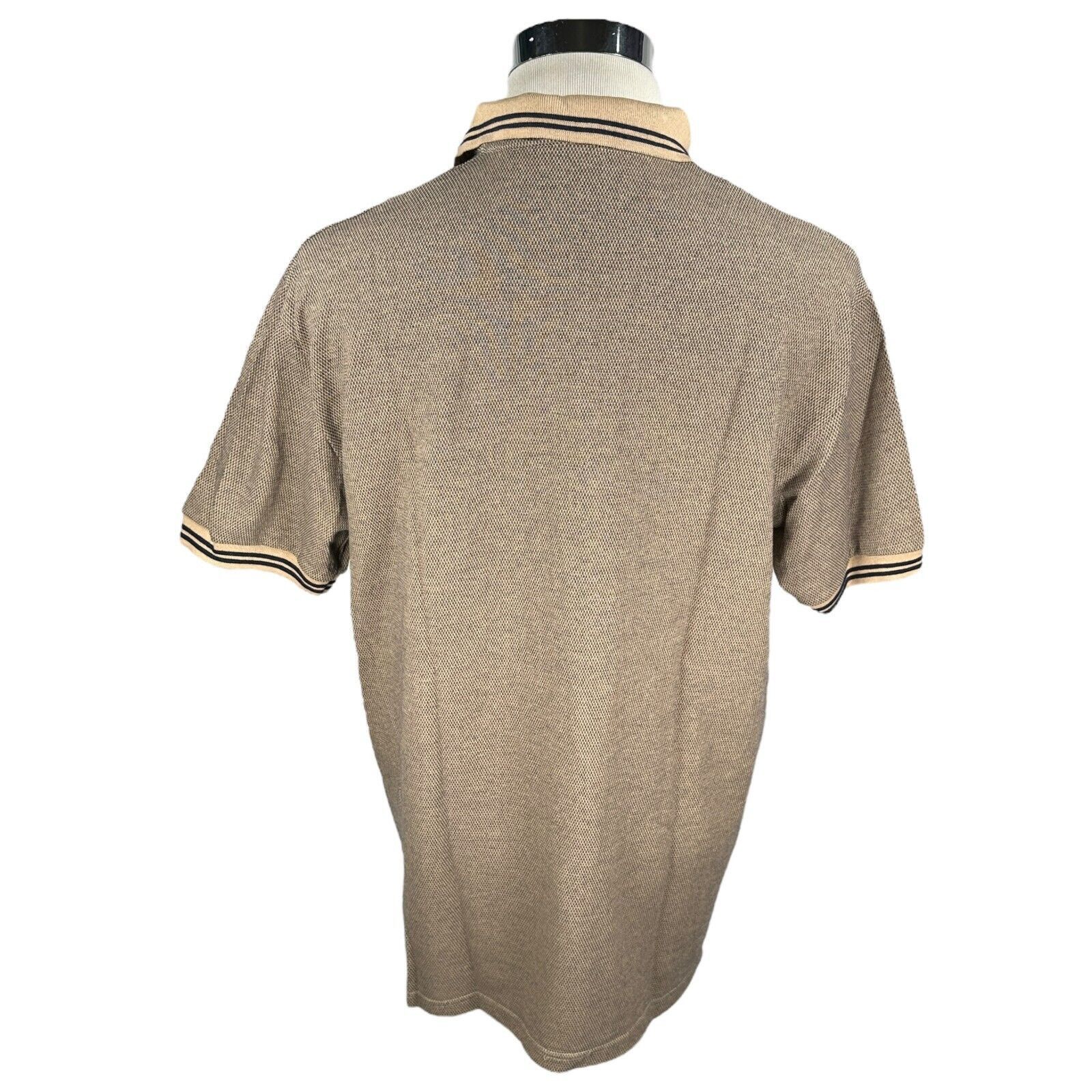 Hanes Vintage Austin Healey Sprite Car Polo Shirt Men’s SZ L Brown Size US L / EU 52-54 / 3 - 4 Thumbnail
