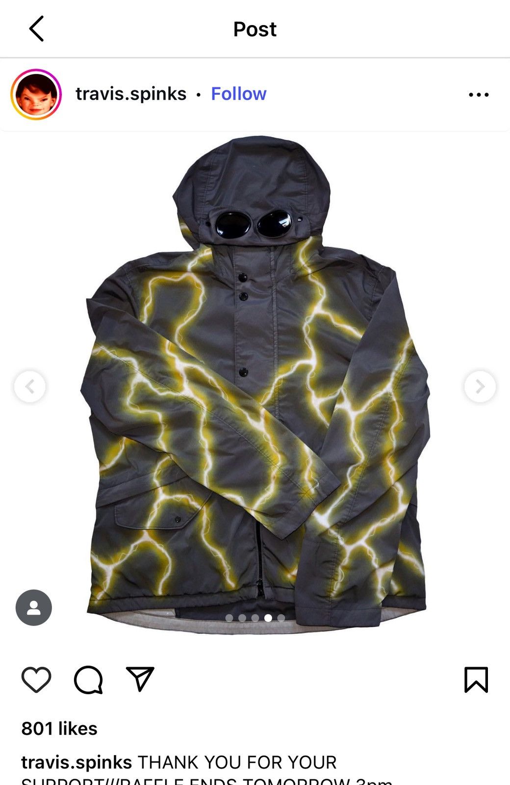 C.P. Company Travis Spinks C.P. Company Goggles Jacket Size US XL / EU 56 / 4 - 7 Thumbnail