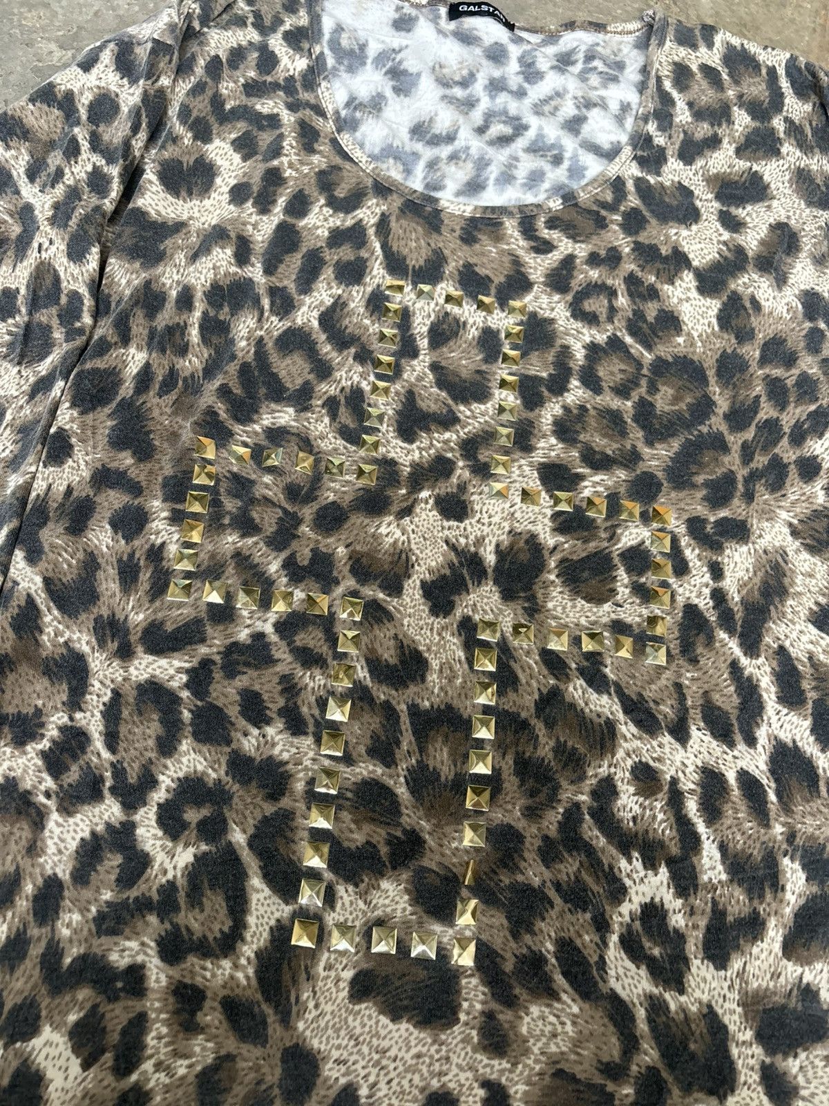 If Six Was Nine × Japanese Brand × Le Grande Bleu (L.G.B.) Y2k Galstar Leopard Ifsixwasnine Lgb Punk Style Longsleeve Size ONE SIZE - 4 Thumbnail