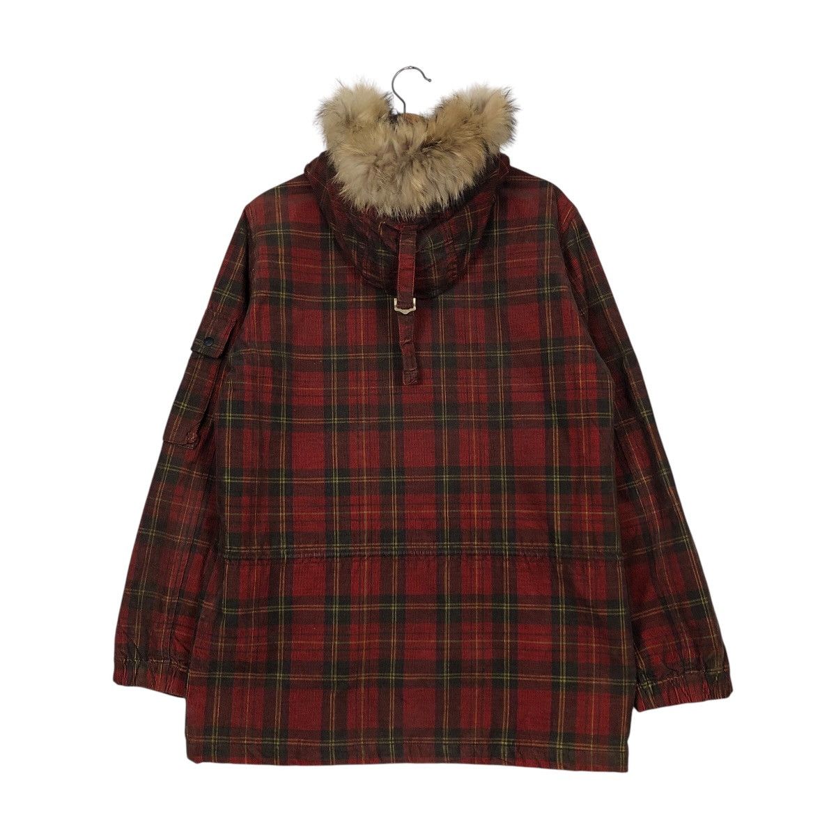 Japanese Brand 📌Vintage Biker Jacket Hiromichi Nalano Tartan Fur Hoodie Size US L / EU 52-54 / 3 - 9 Thumbnail