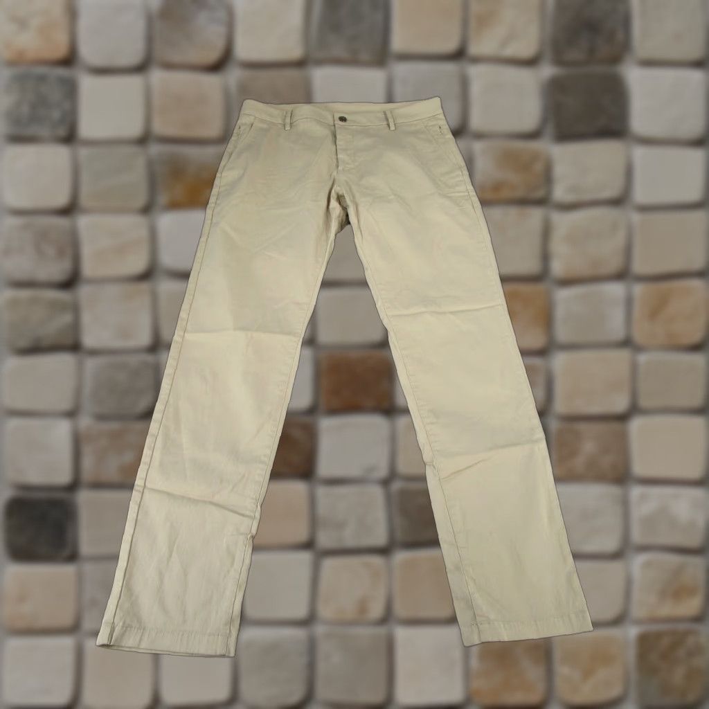 Vintage Birddogs Pants Mens 34 Beige Khaki Lightweight Cotton/Nylon Slim Taper 34X31 Size US 34 / EU 50 - 1 Thumbnail