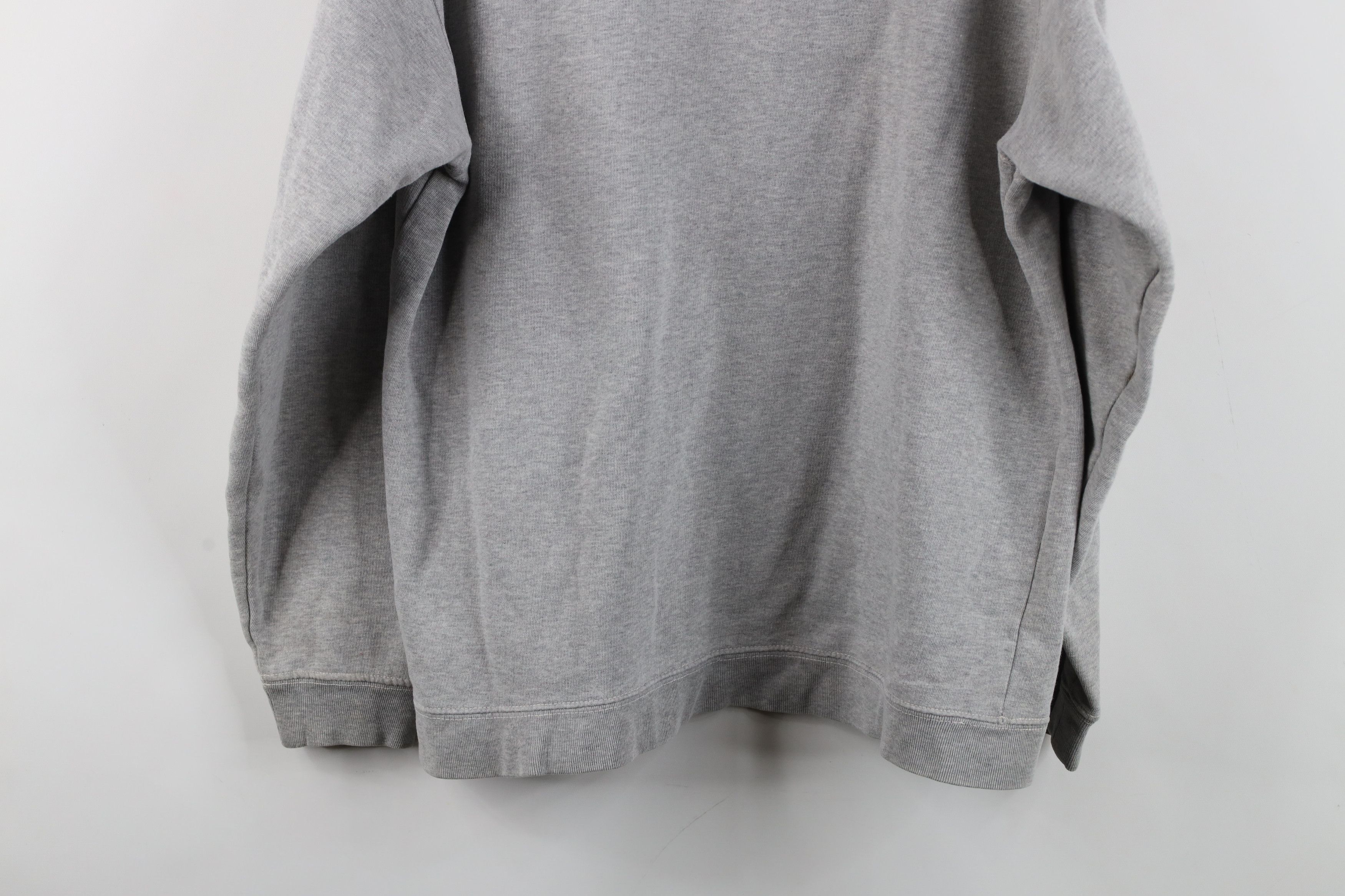 Eddie Bauer Vintage 90s Eddie Bauer Script V-Neck Sweatshirt Gray Size US M / EU 48-50 / 2 - 14 Thumbnail