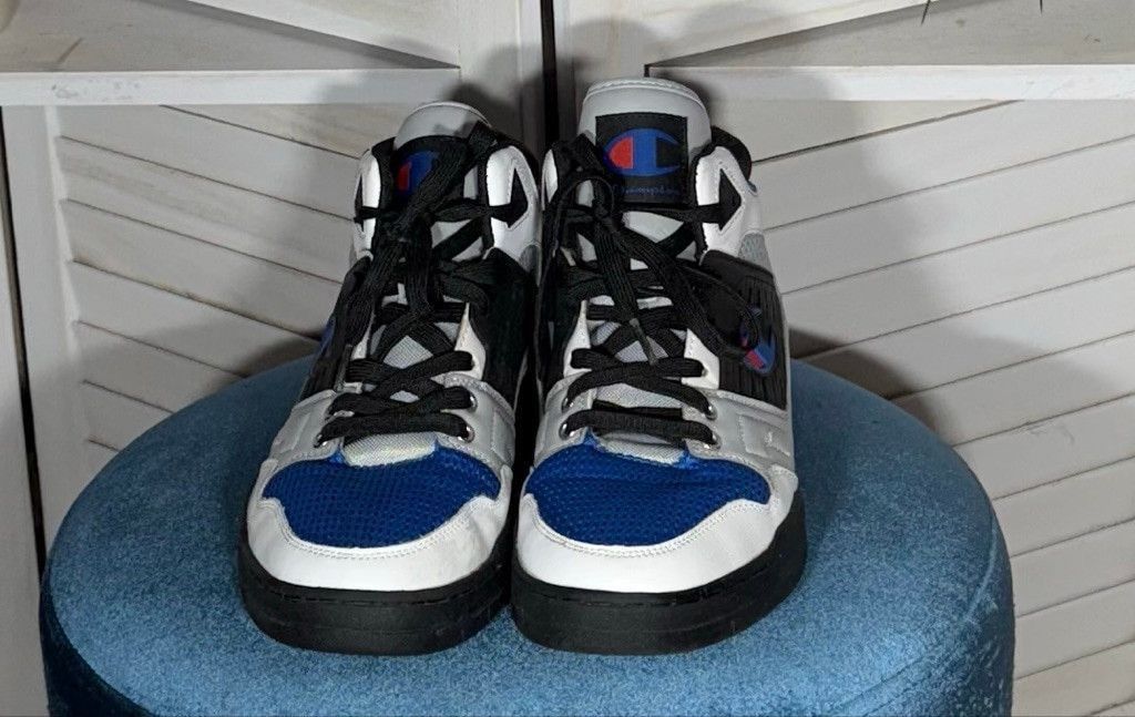 Champion Champion men's block black sneaker shoe red white blue 11 Size US 11 / EU 44 - 4 Thumbnail