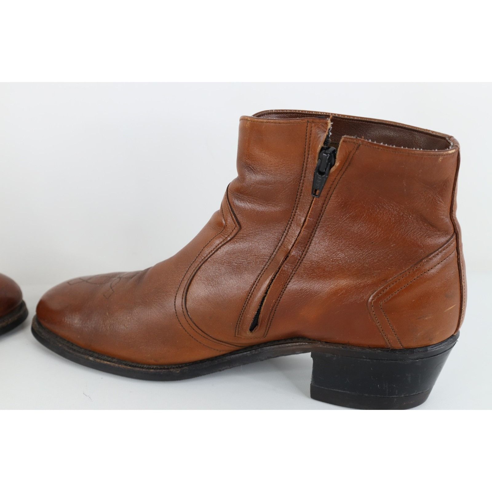 Vintage Vintage 70s Streetwear Tribal Leather Side Zip Boots Size US 9 / EU 42 - 7 Thumbnail