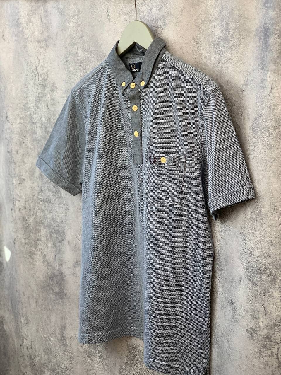 Designer × Fred Perry × Vintage Fred Perry Polo T-Shirt Cotton Pocket Vintage Shirt Size US M / EU 48-50 / 2 - 2 Thumbnail