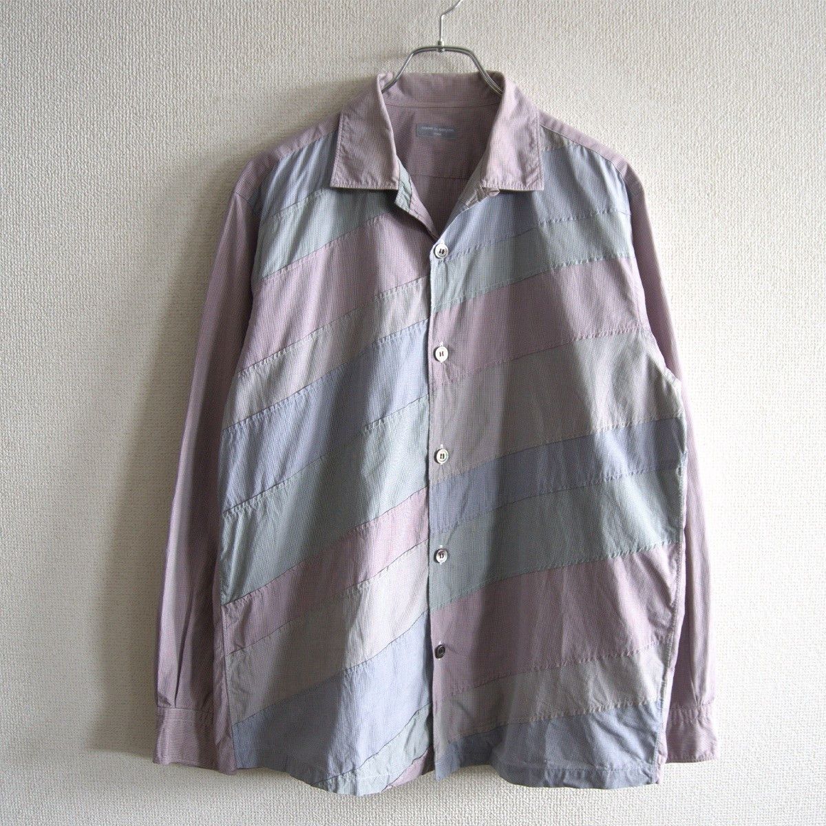 Comme des Garcons COMME des GARCONS HOMME 00s Open Collar Patchwork Size L Size US L / EU 52-54 / 3 - 1 Thumbnail