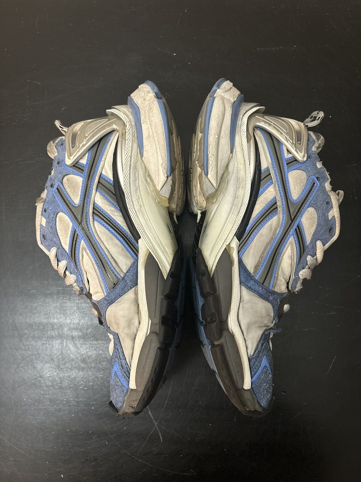 Balenciaga Balenciaga Runner Blue White Grey Size US 8 / EU 41 - 3 Thumbnail