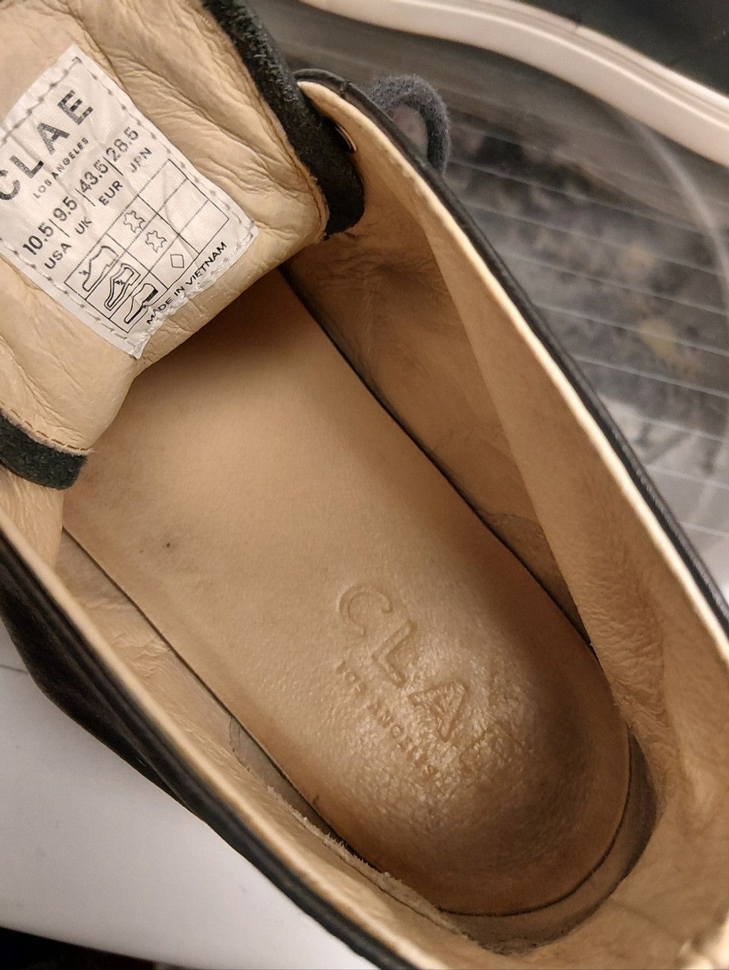 CLAE Clae Black Leather Chukka Boots with Cream Sole Size US 10.5 / EU 43-44 - 11 Thumbnail
