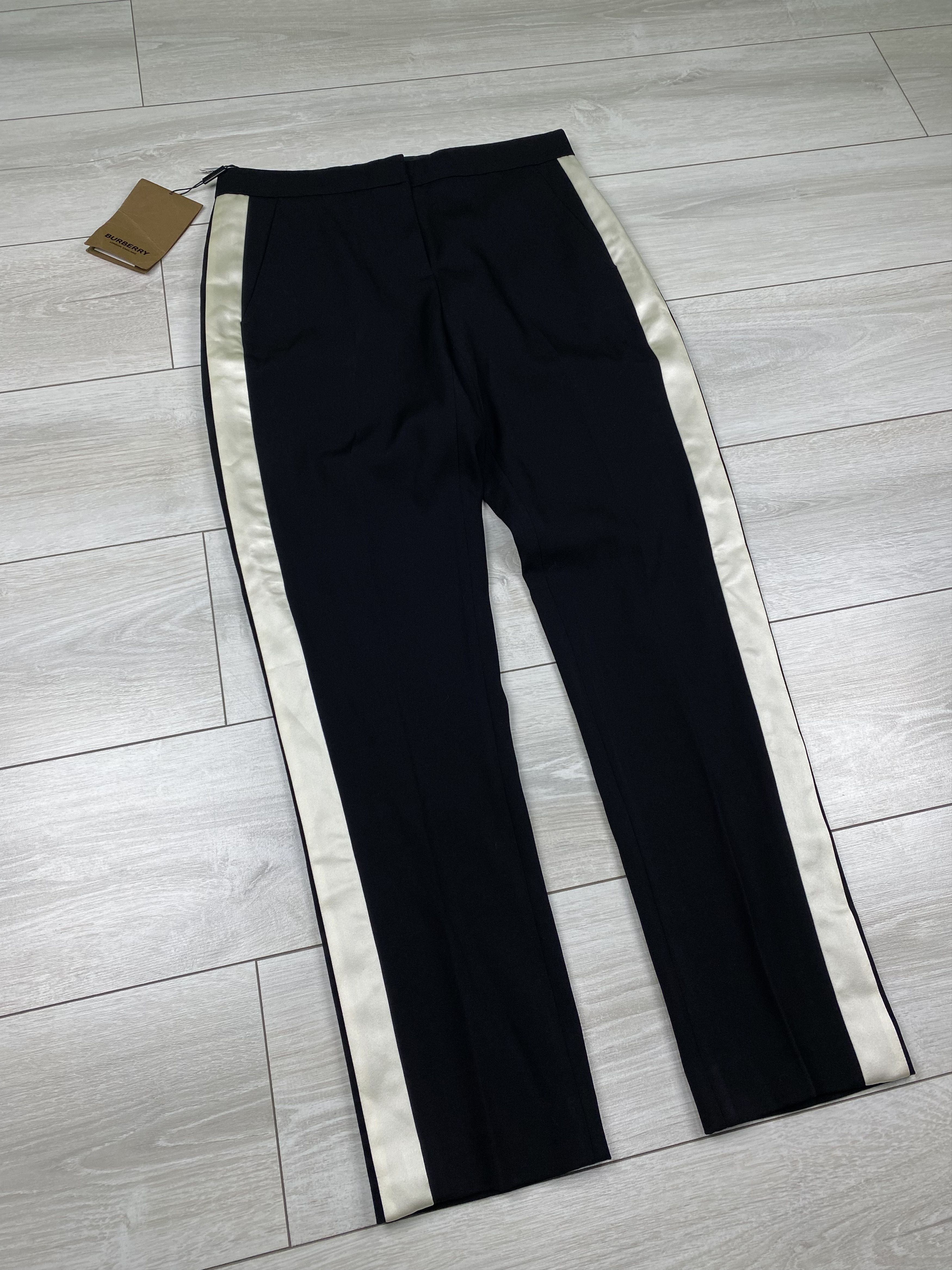 Burberry Burberry Hanover Stripe Wool Stright Fit Tailored Trousers Size 27" / US 4 / IT 40 - 3 Thumbnail