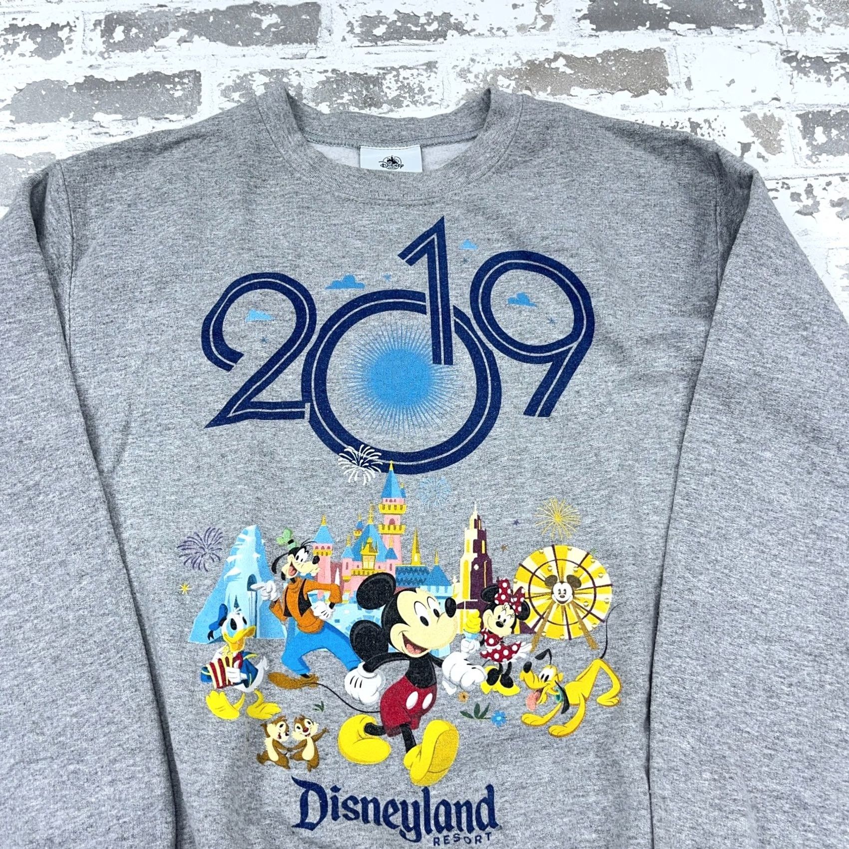 Disney Disney Sweatshirt Men Small Gray Crew Neck Sweater Mickey Mouse Parks Land 90s Size US S / EU 44-46 / 1 - 2 Thumbnail