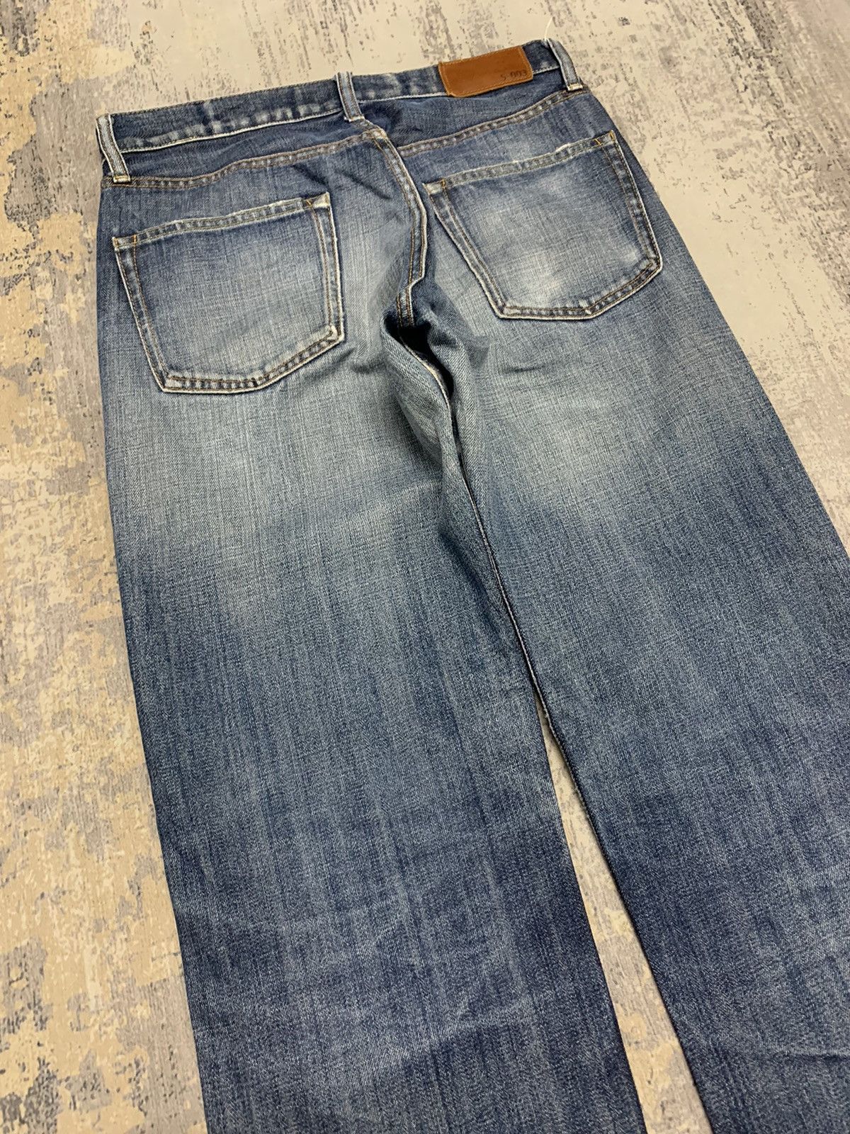 Japanese Brand Vintage Japanese Uniqlo S003 Mud Wash Distressed Loose Jeans Size US 30 / EU 46 - 11 Thumbnail