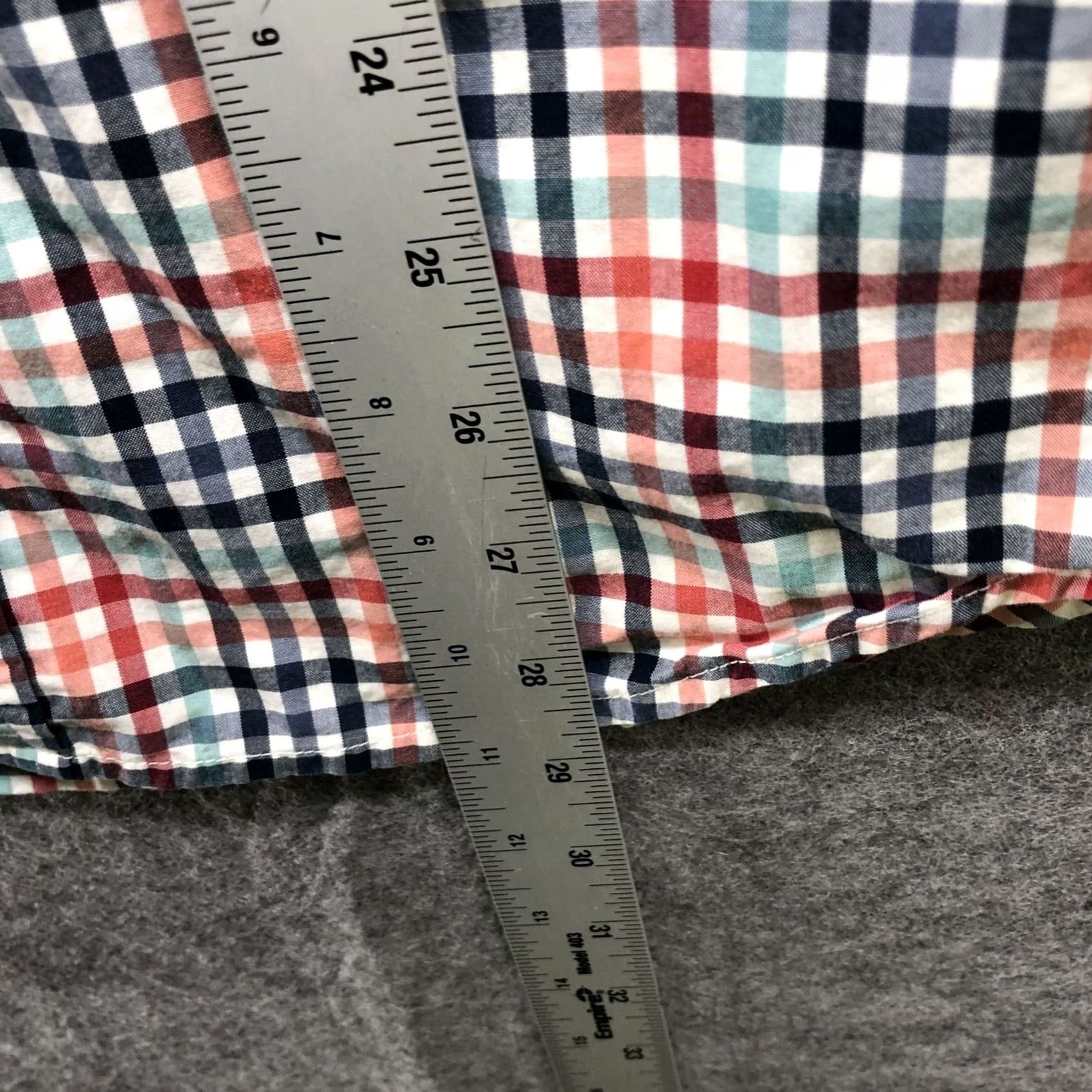 Gap Gap Slim Fit Button Up Shirt Mens M Multicolor Plaid Long Sleeve Flap Pocket Size US M / EU 48-50 / 2 - 8 Thumbnail