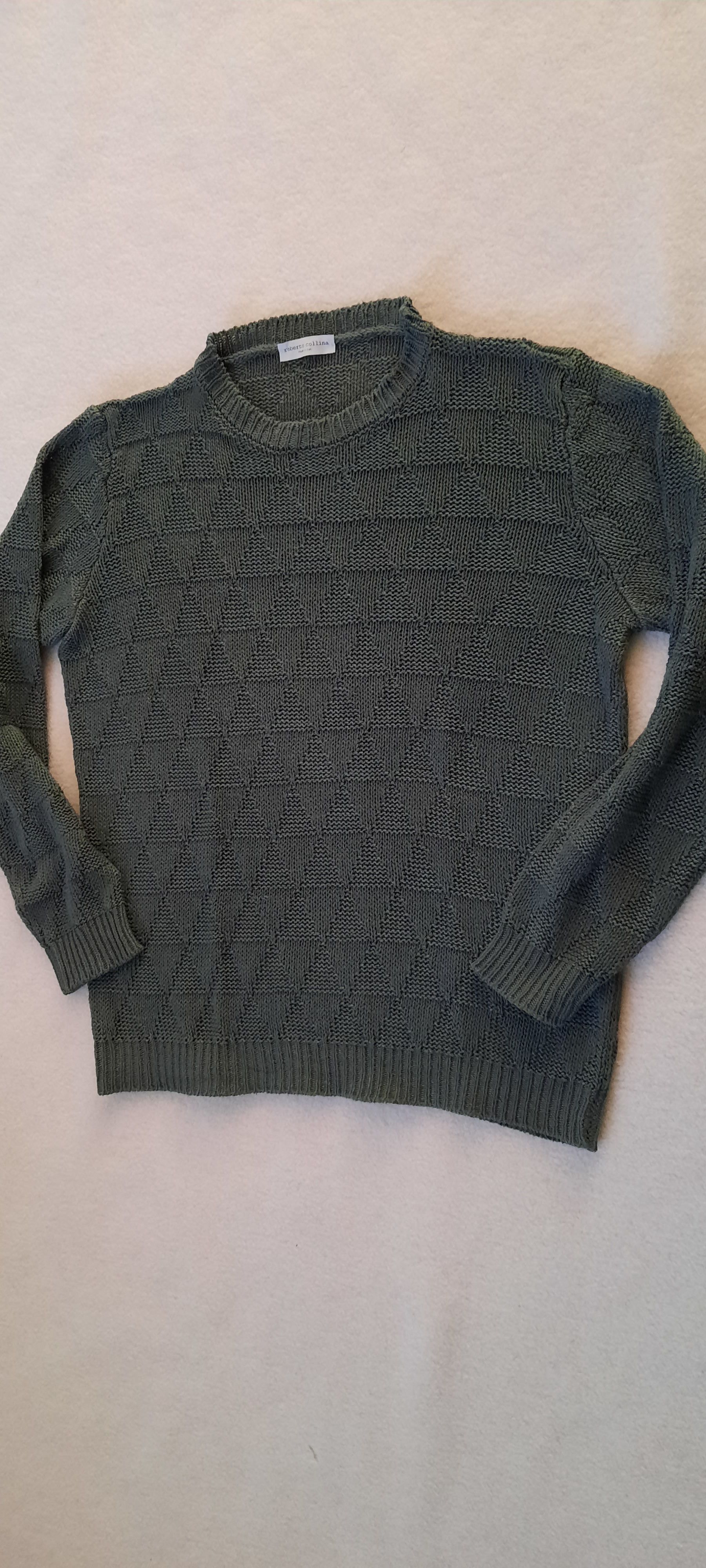 Roberto Collina ROBERTO COLLINA Men's Sweater Linen Silk 50 Size US M / EU 48-50 / 2 - 4 Thumbnail