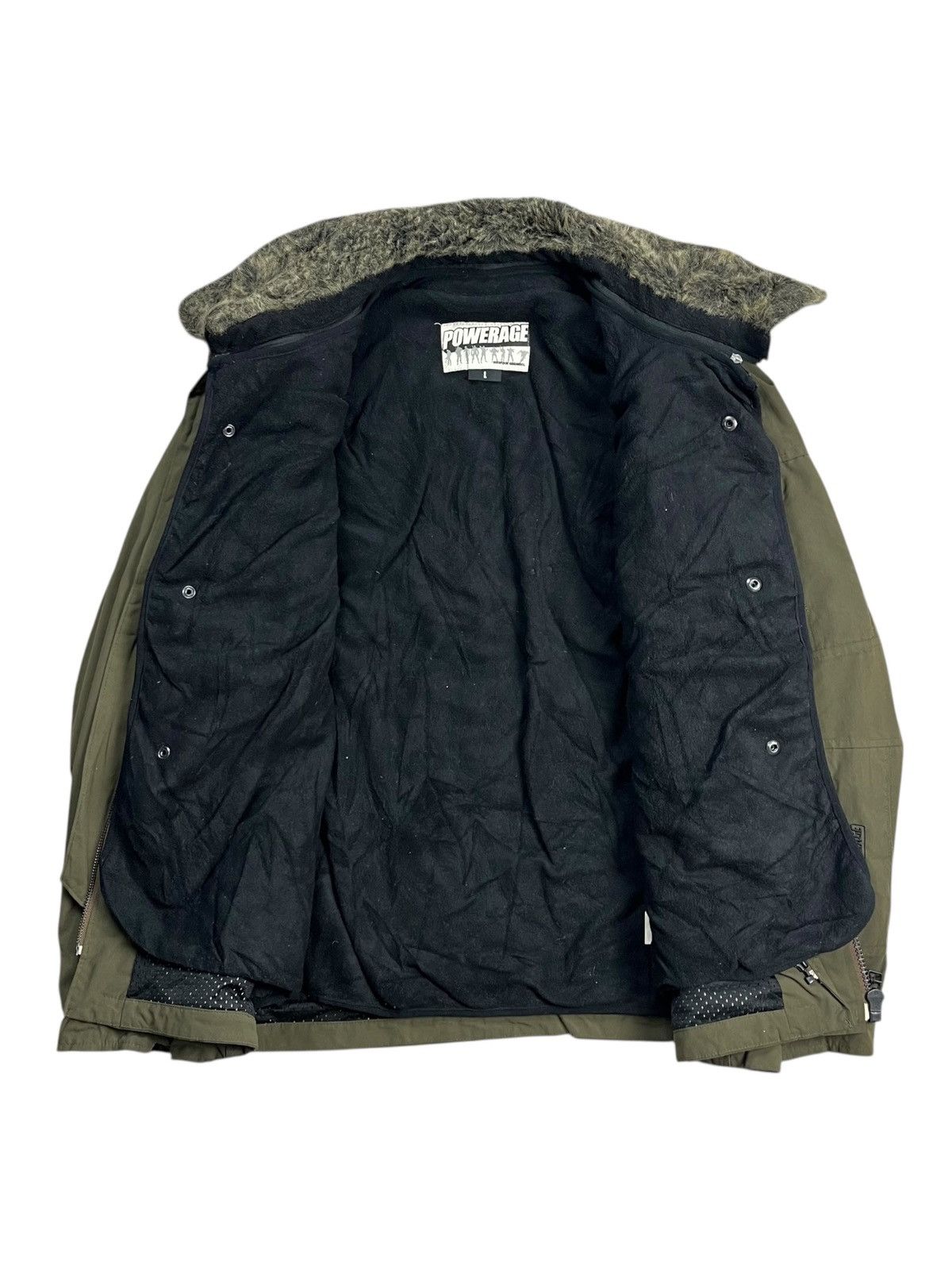 Isamu Katayama Backlash 2000s Powerage - Fur Collar Rider Cargo Jacket Size US M / EU 48-50 / 2 - 2 Thumbnail