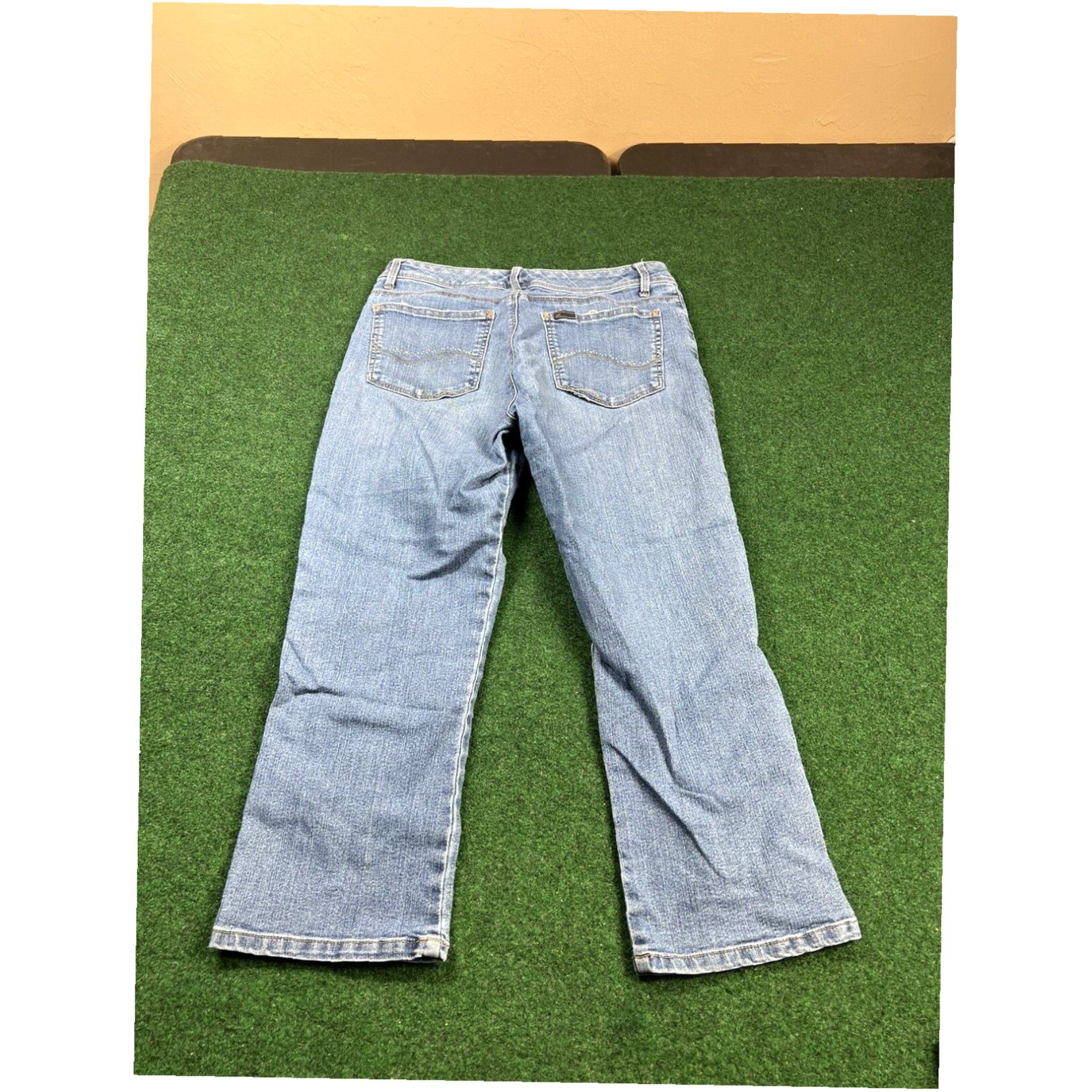 Lee Lee Slender Secret / Lower on the Waist / Crop Capri Denim Jeans / Size 4 M Size 27" / US 4 / IT 40 - 1 Thumbnail