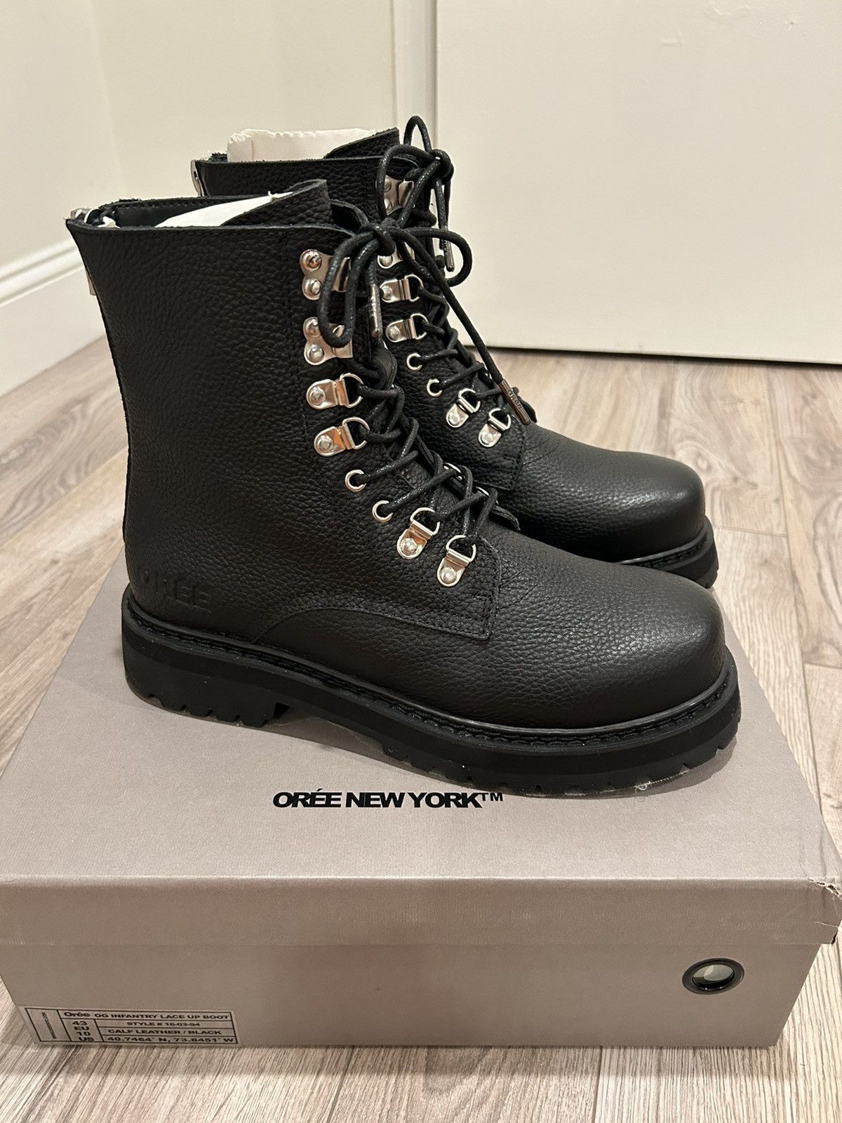 Oree New York Oree NYC OG Infantry Combat Boots | Grailed