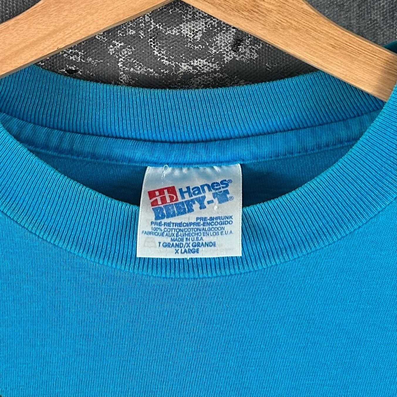 Vintage Vintage 1990’s All Children can learn art blue shirt Size US XL / EU 56 / 4 - 5 Thumbnail
