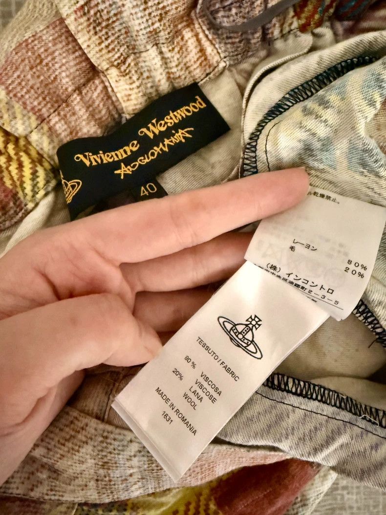 Other Vivienne Westwood sizeM Red, yellow, blue and purple checke Size 26" / US 2 / IT 38 - 5 Thumbnail