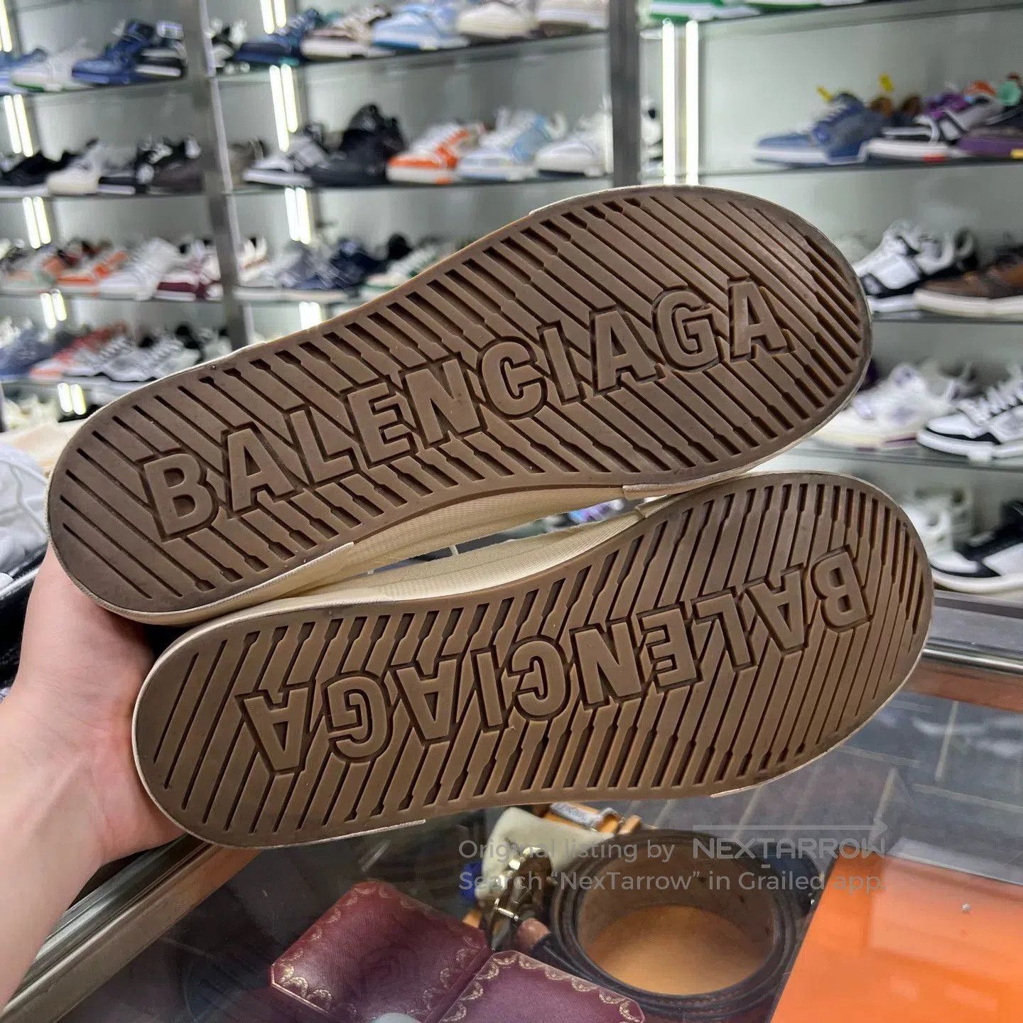 Balenciaga balenciaga worn canvas sneakers size 41. Size US 8 / EU 41 - 6 Thumbnail