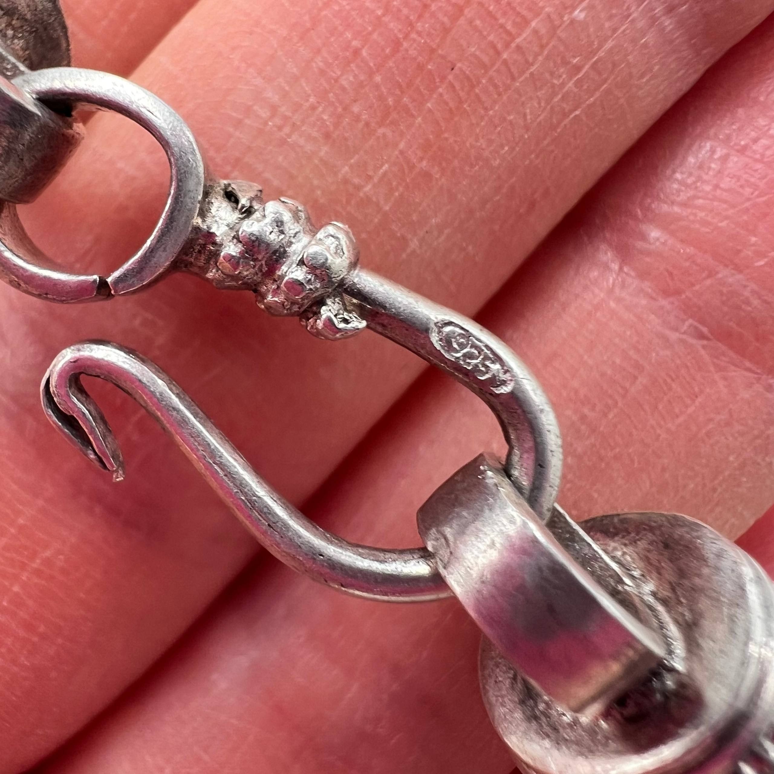 Vintage Rare Vintage Sterling Silver 925 Chain Necklace Jewelry Size ONE SIZE - 4 Thumbnail