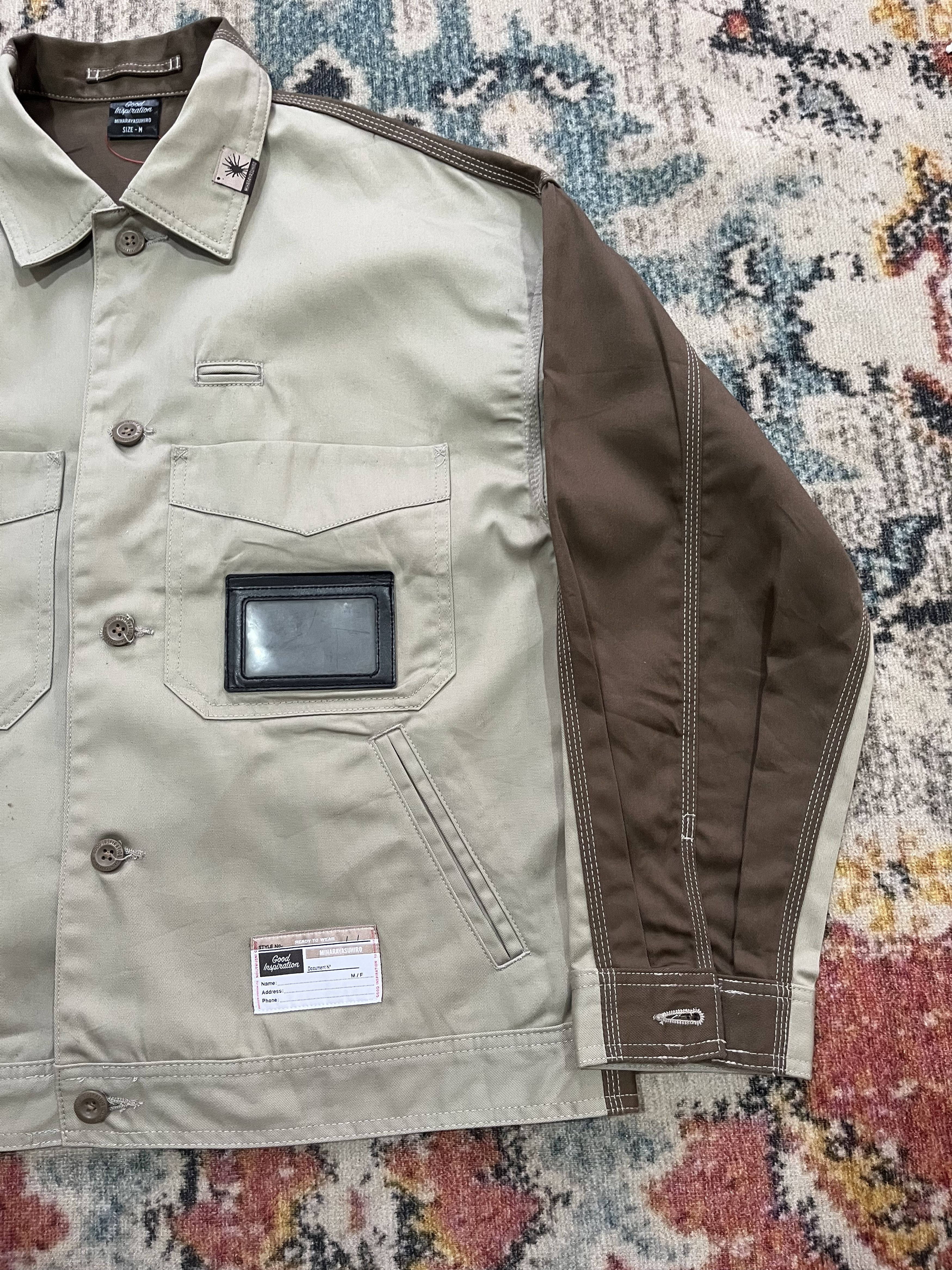 GU × Maison MIHARA YASUHIRO 2 tones Chef jacket Size US M / EU 48-50 / 2 - 3 Thumbnail
