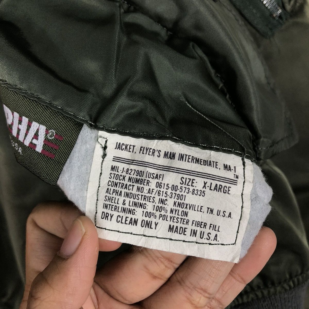 Alpha Industries 🔥VTG REVERSIBLE BOMBER JACKET MA-1 ALPHA INDUSTRIES USA Size US XL / EU 56 / 4 - 23 Thumbnail