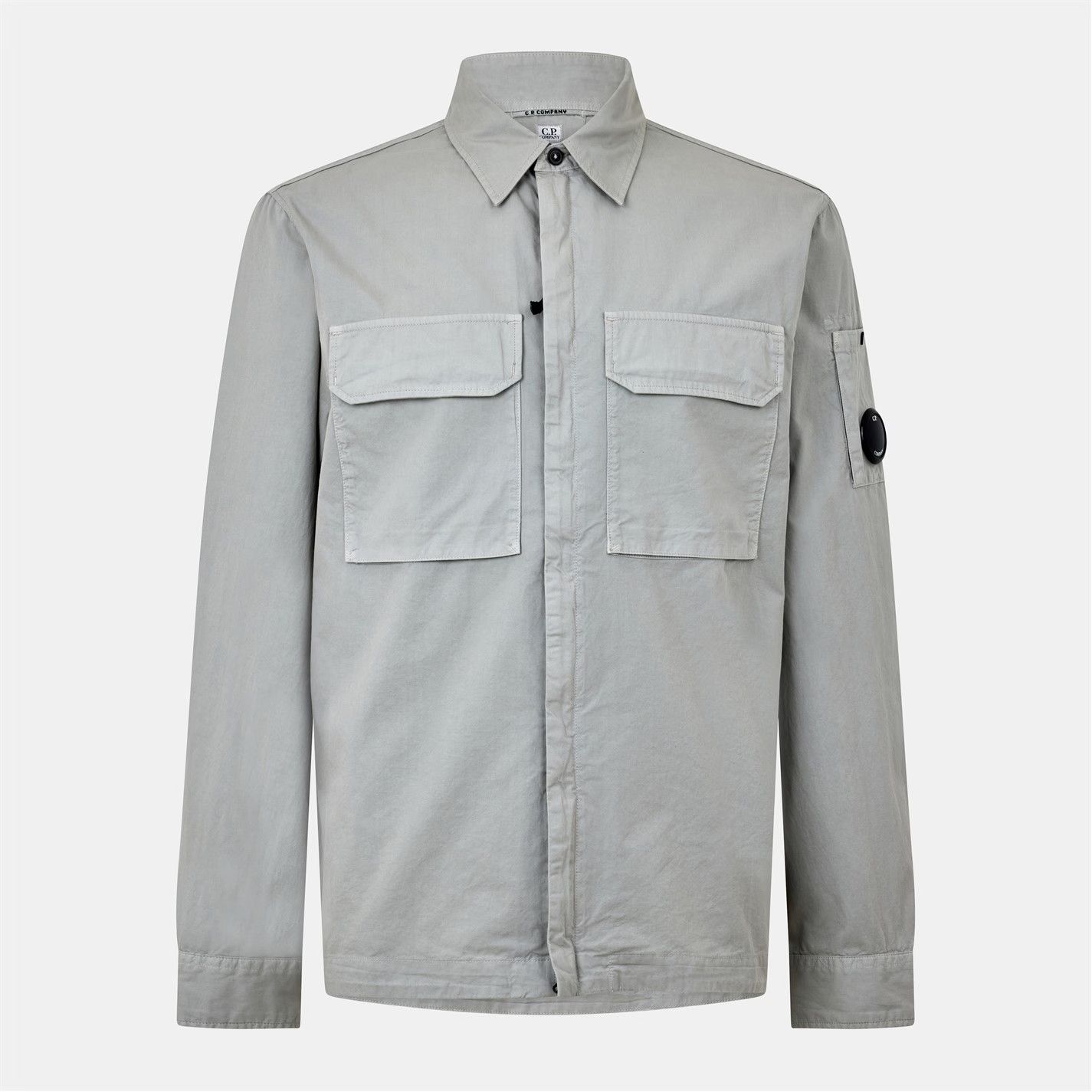 C.P. Company o1g2r1mq0426 Gabard Overshirt in Gray Size US S / EU 44-46 / 1 - 1 Thumbnail