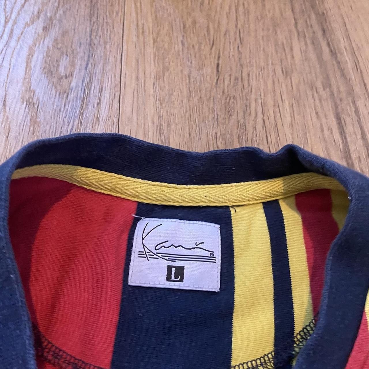 Karl Kani Karl Kani Vintage y2k Boxy Multicolour Stripes Size US L / EU 52-54 / 3 - 4 Thumbnail