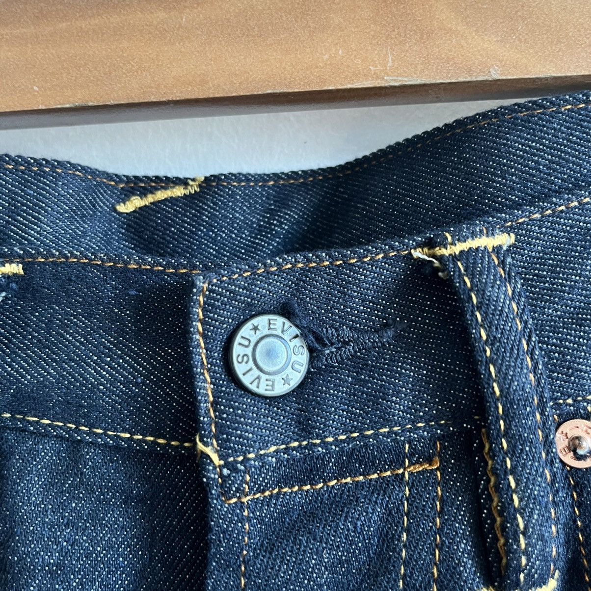 Evisu EVISU SKULL DAICOCK INDIGO SELVEDGE PANTS Size US 32 / EU 48 - 6 Thumbnail