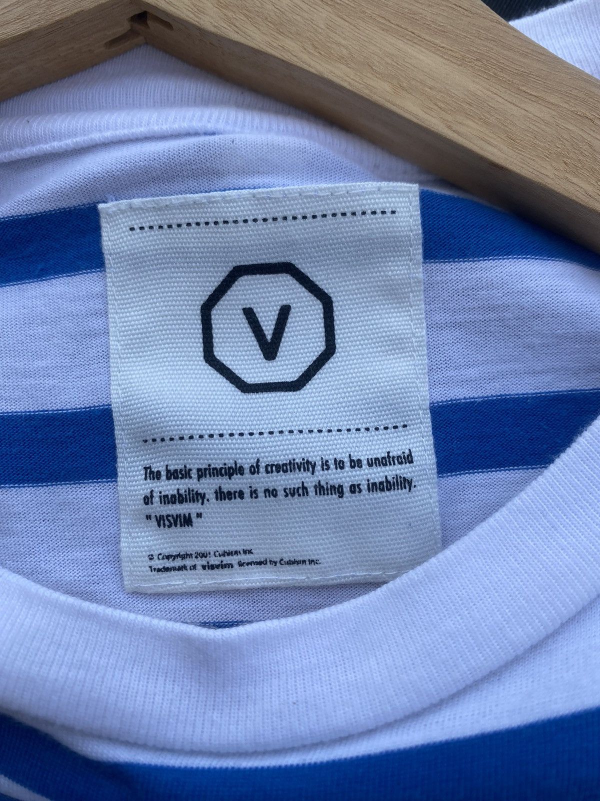 Visvim Rare Visvim Cubism Stripes Tshirt Size US S / EU 44-46 / 1 - 10 Thumbnail