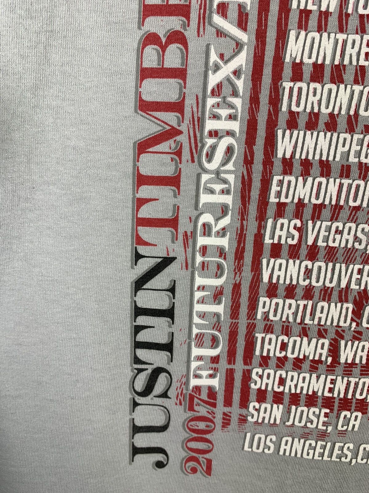 Band Tees 2007 Justin Timberlake Future Sex Love Show T-shirt Size US M / EU 48-50 / 2 - 21 Thumbnail