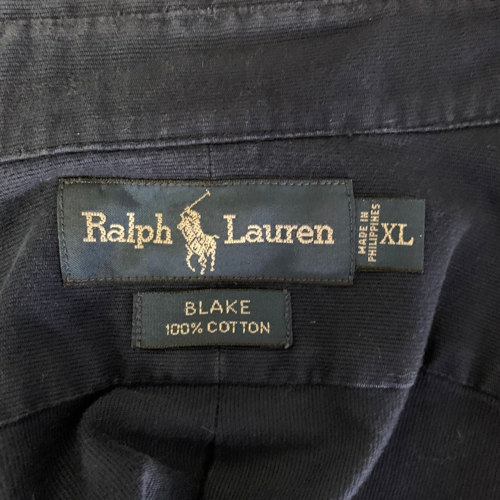 Ralph Lauren RALPH LAUREN Size XL Navy Cotton Long Sleeve Shirt Size US XL / EU 56 / 4 - 5 Thumbnail