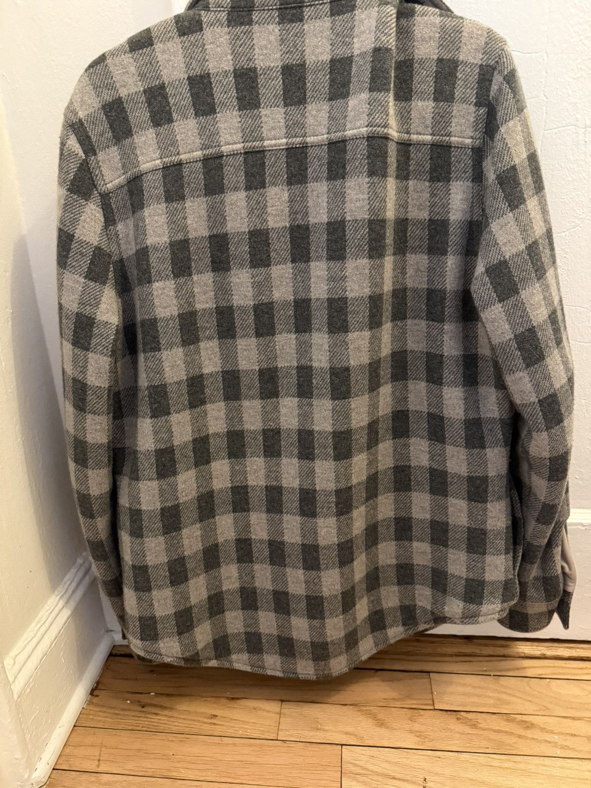 Loro Piana Loro Piana Cashmere Check Sherpa-Lined Jacket Size US L / EU 52-54 / 3 - 3 Thumbnail