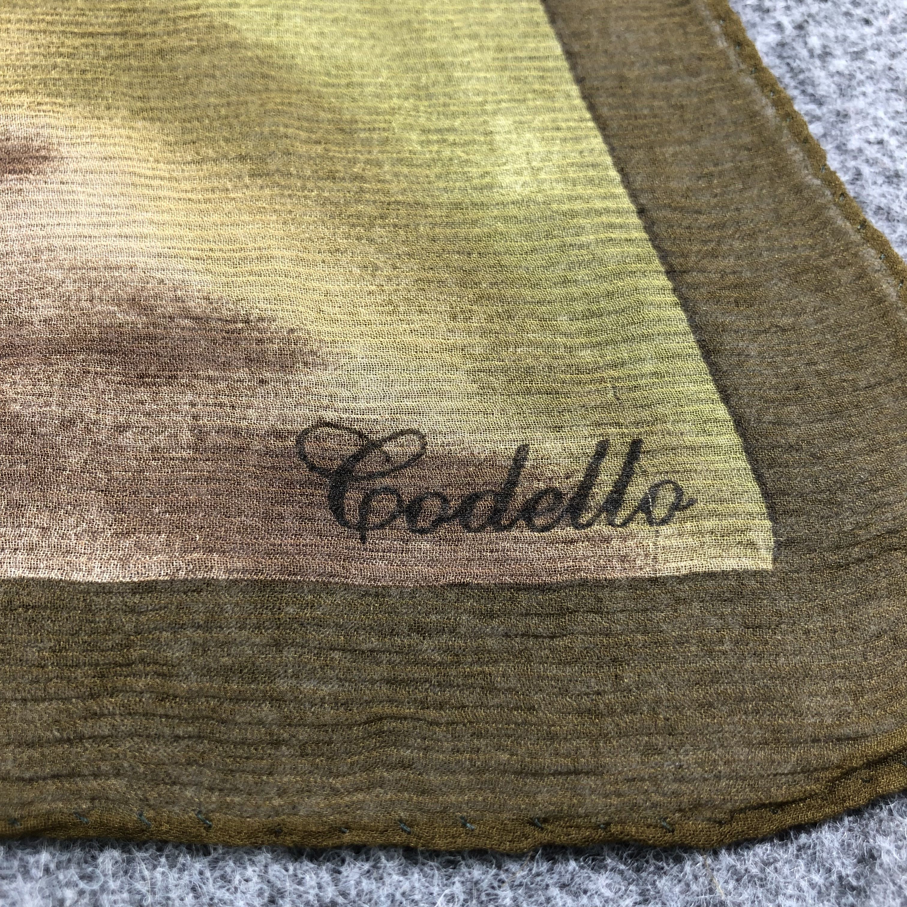 Vintage Codello Floral Silk Scarf M737 Size ONE SIZE - 3 Thumbnail