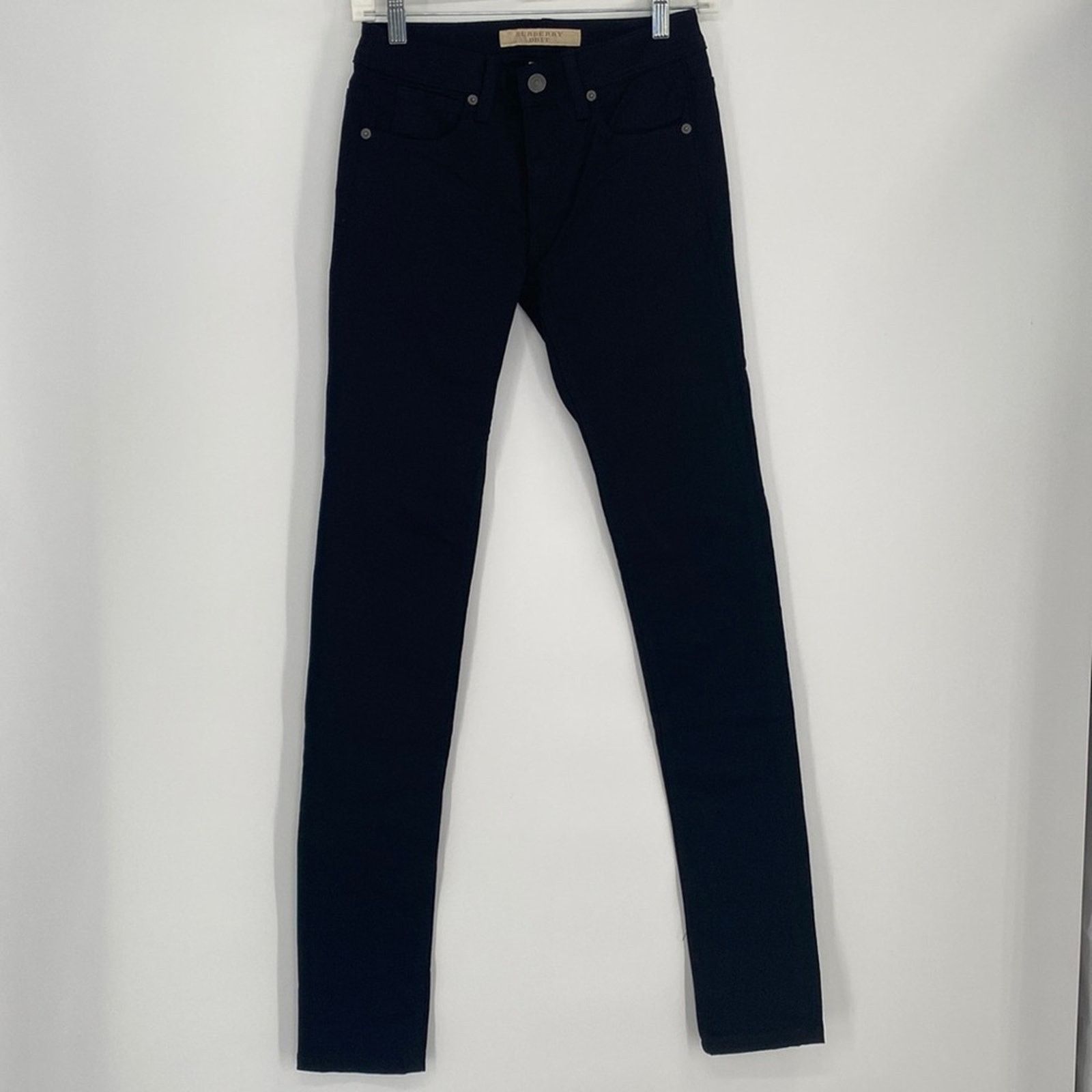 Burberry Burberry Brit Slim Skinny Black Jeans New with Tags Size 26 Size 26" / US 2 / IT 38 - 2 Thumbnail