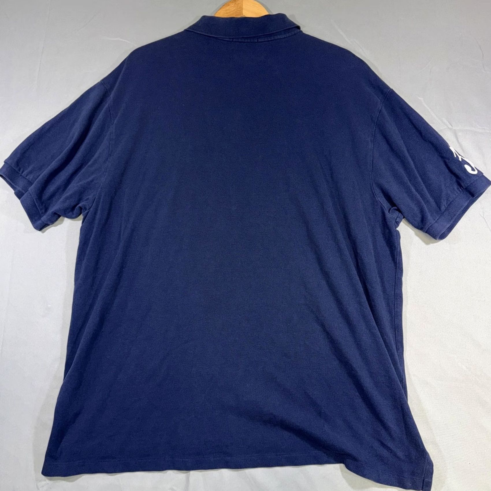 Polo Ralph Lauren Polo Ralph Lauren Polo Shirt Mens 2XB Navy Black Big Pony 3 Logo Short Sleeve Size US XXL / EU 58 / 5 - 2 Thumbnail